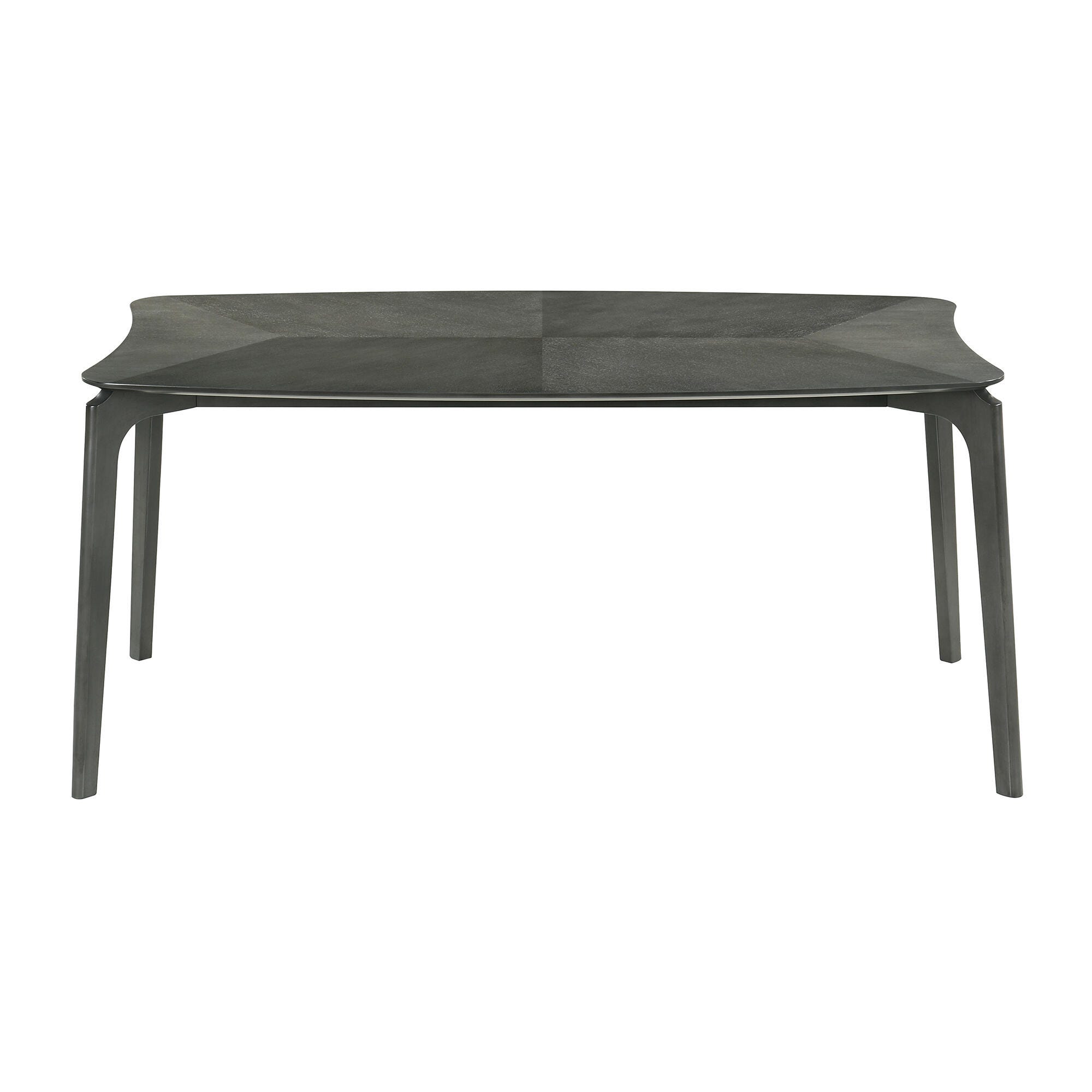 Armen Living Kalia Dining Table and 6 Chairs, Gray, large