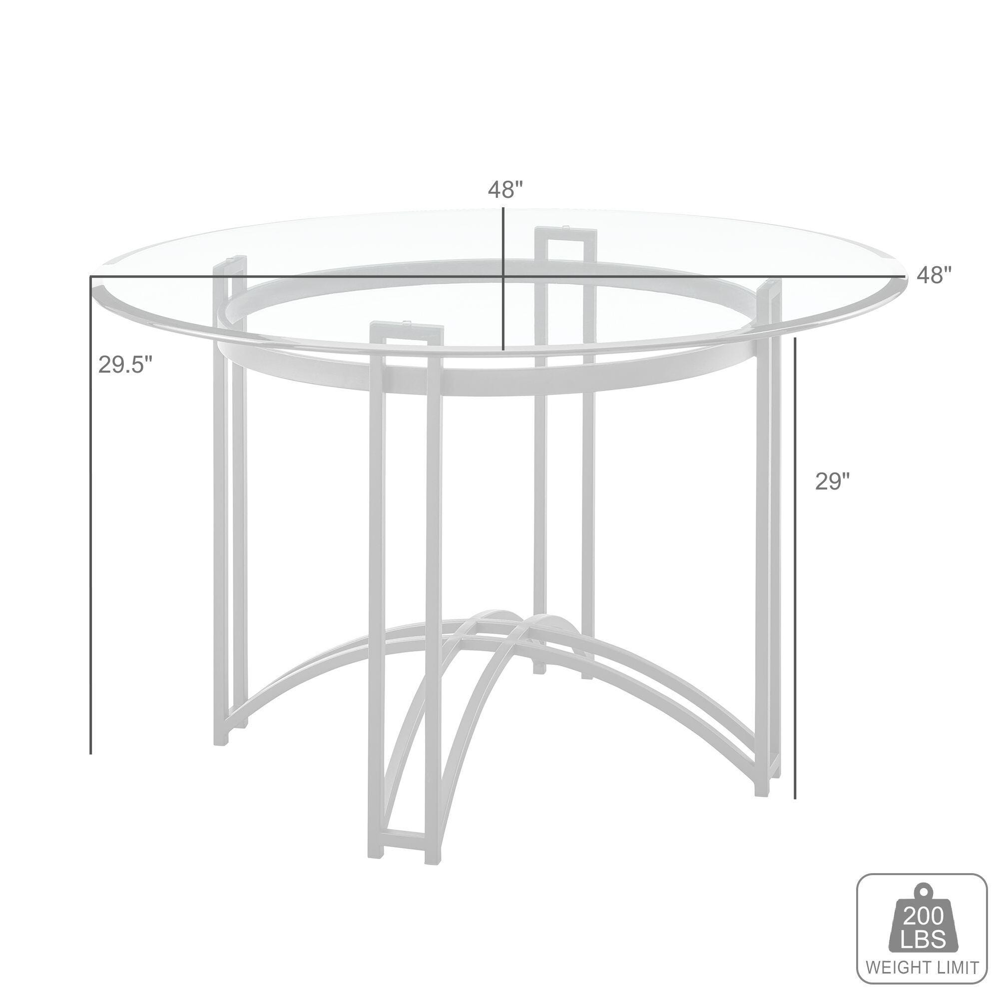 Armen Living Tibet Dining Table, , large