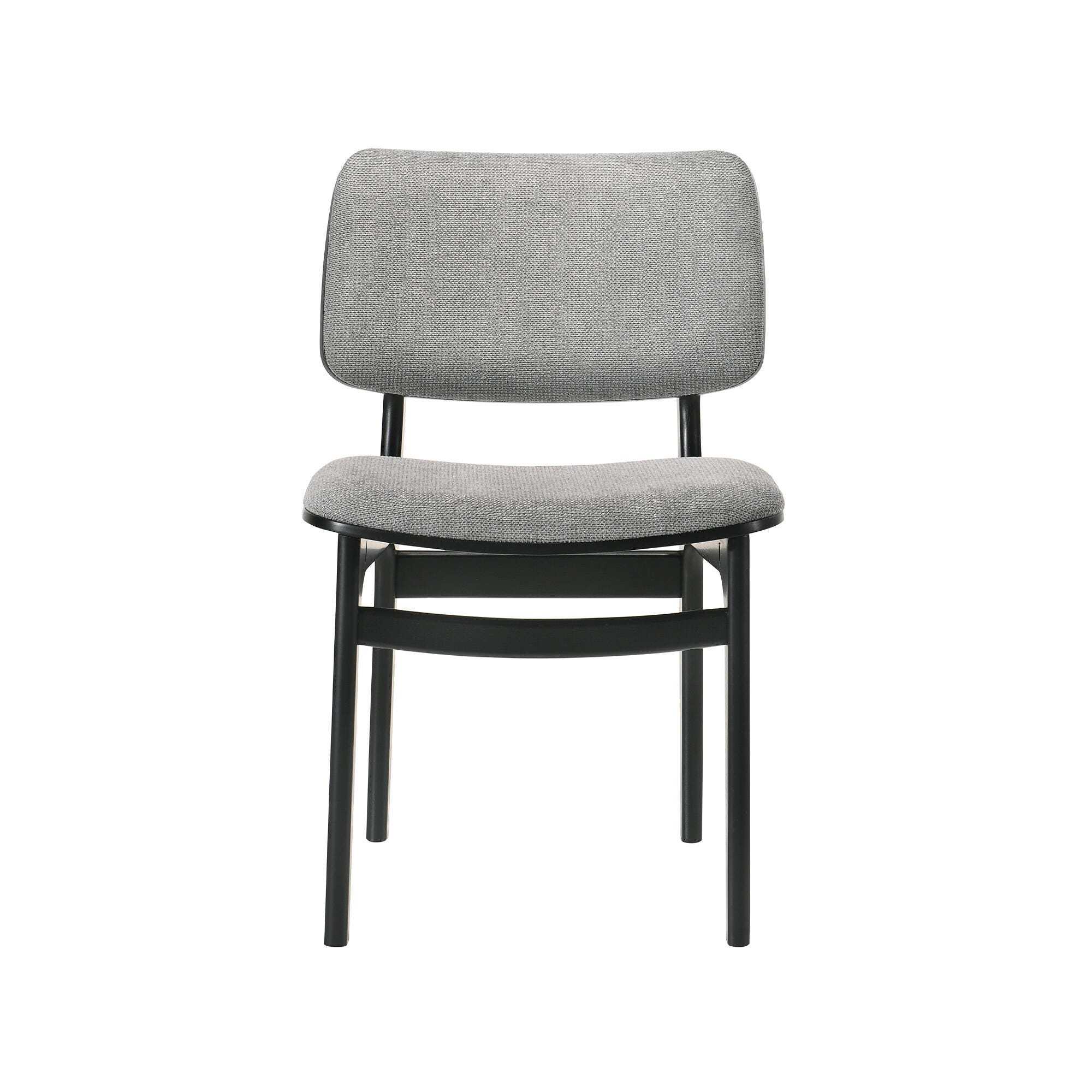 Armen Living Venus and Lima Dining Table and 4 Chairs, Black, large