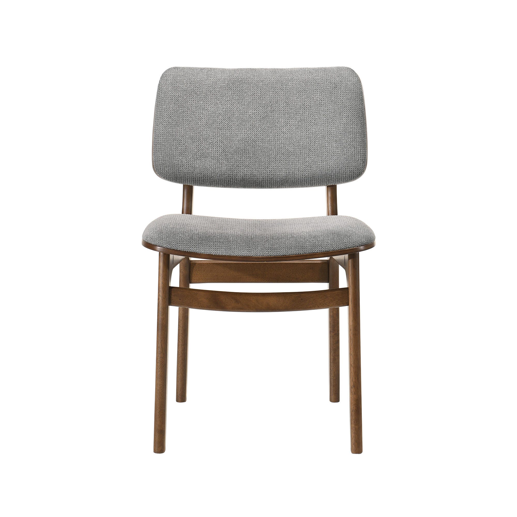 Armen Living Venus and Lima Dining Table and 4 Chairs, Brown, large