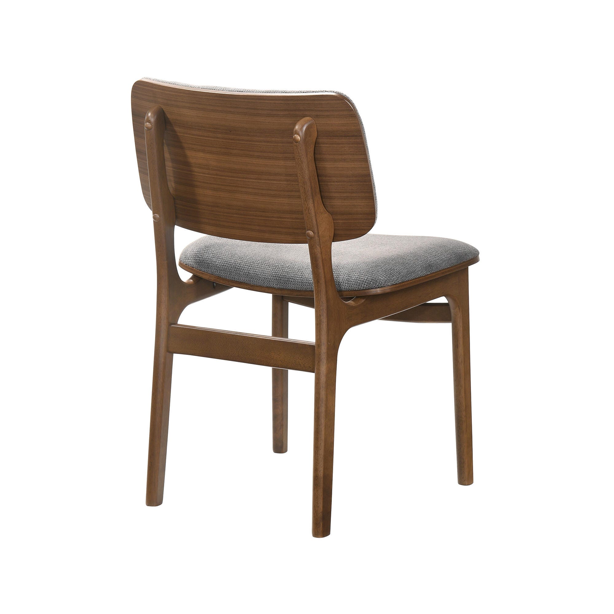 Armen Living Venus and Lima Dining Table and 4 Chairs, Brown, large