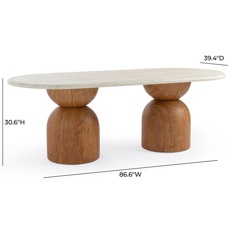 TOV Furniture Cynthia Dining Table, , large
