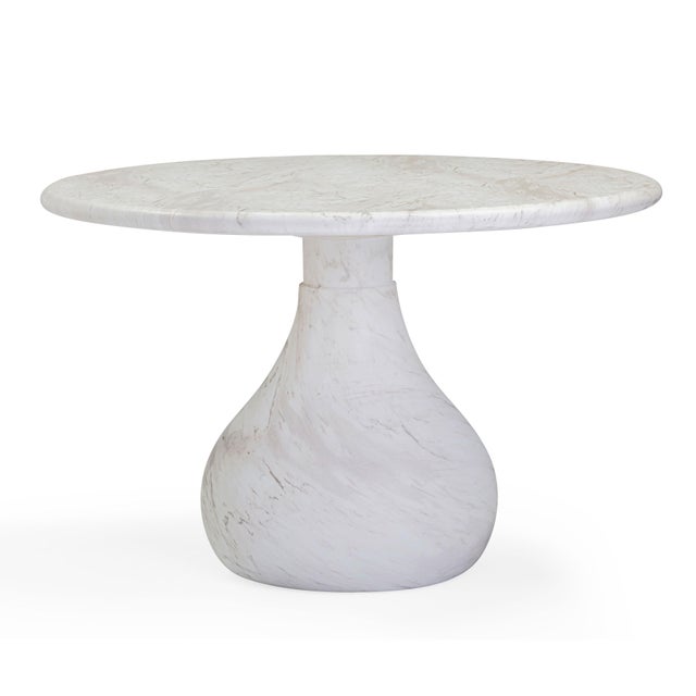 TOV Furniture Smooch Dining Table, White Marble