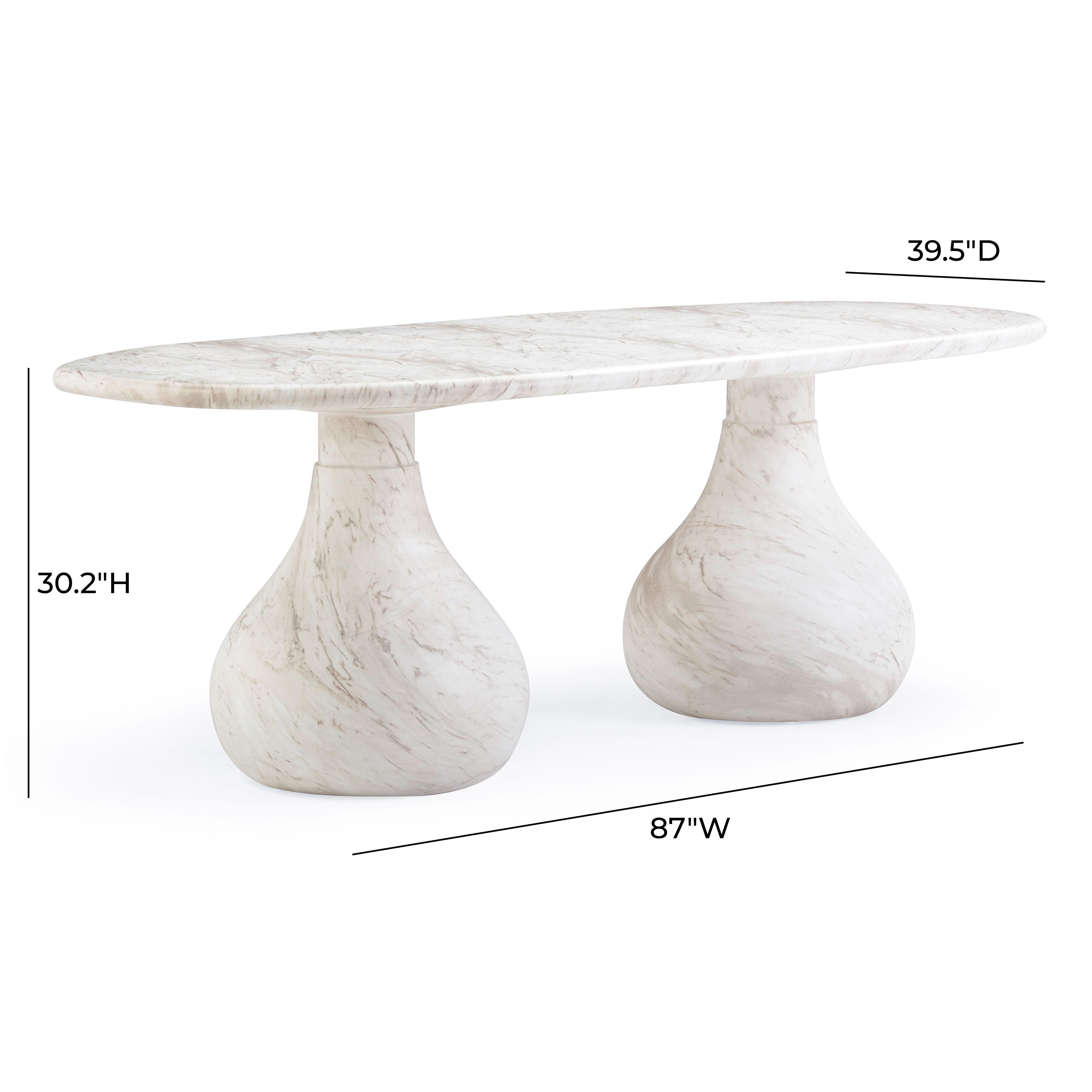 TOV Furniture Smooch Oval Dining Table, , large