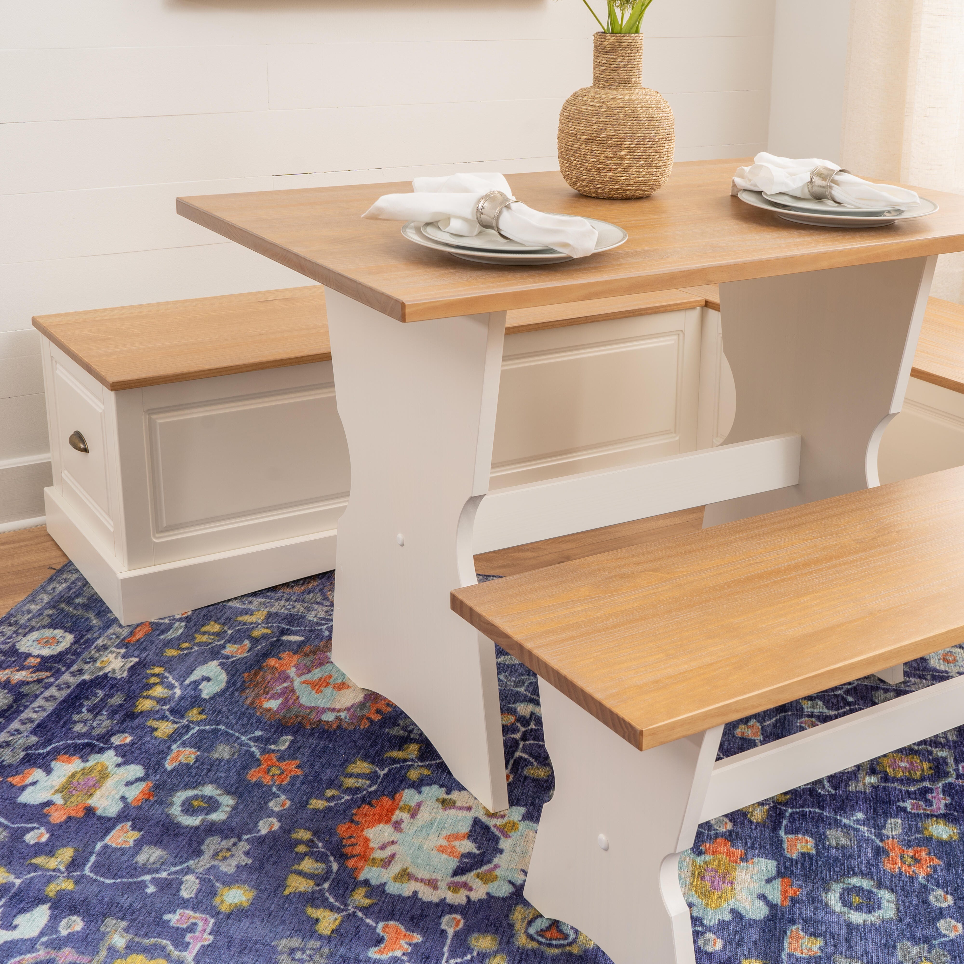 Linon Barrow Nook Dining Set, , large