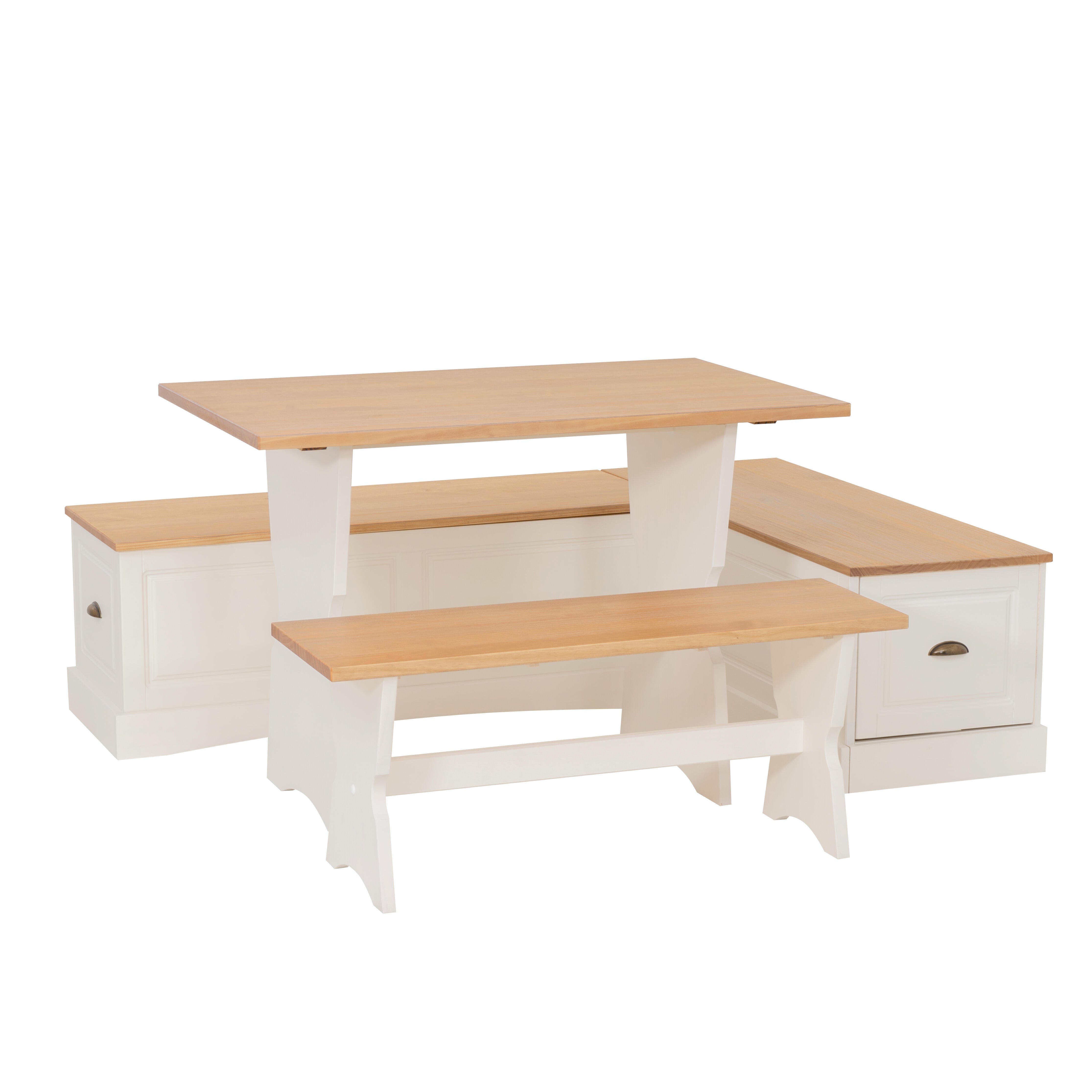 Linon Barrow Nook Dining Set, , large