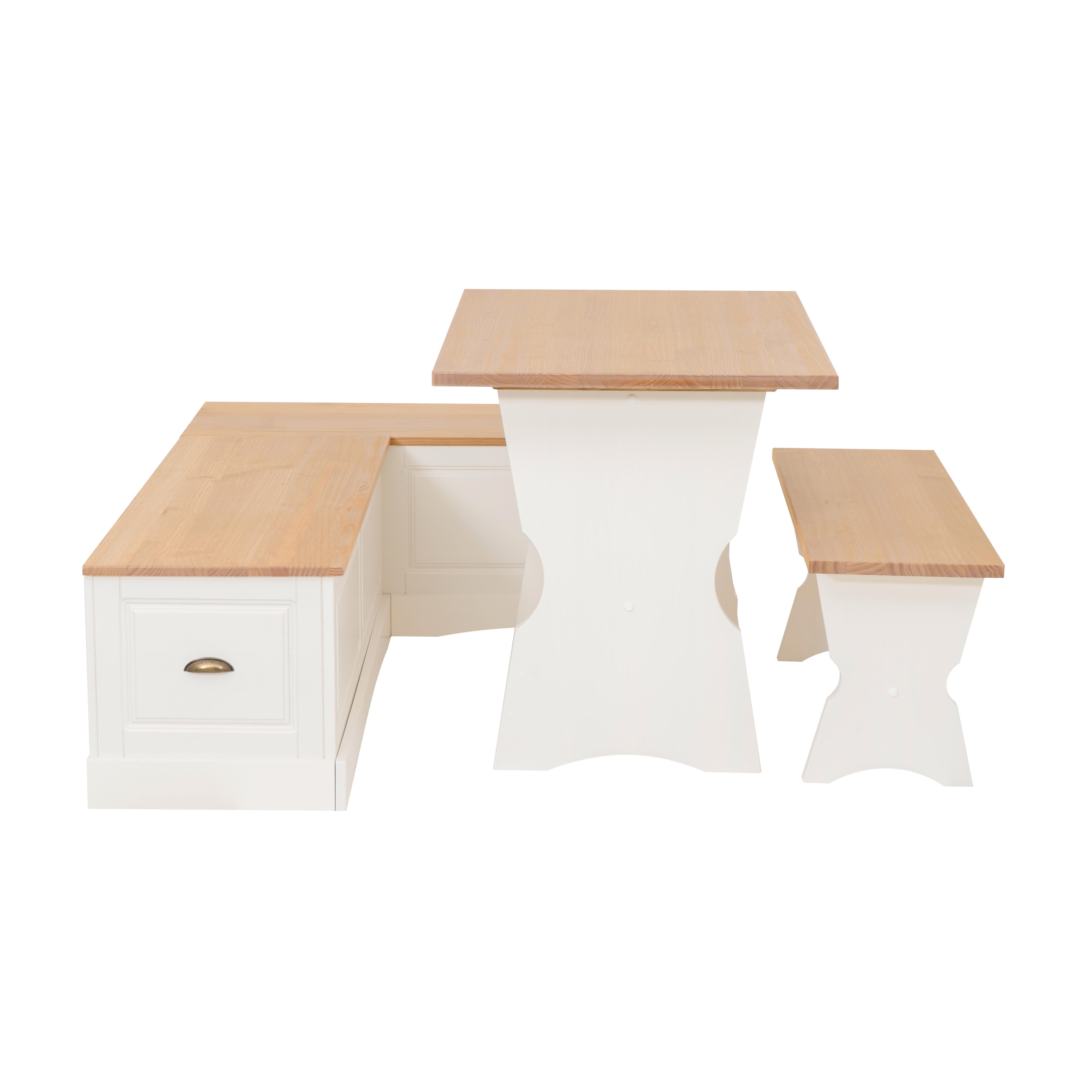 Linon Barrow Nook Dining Set, , large