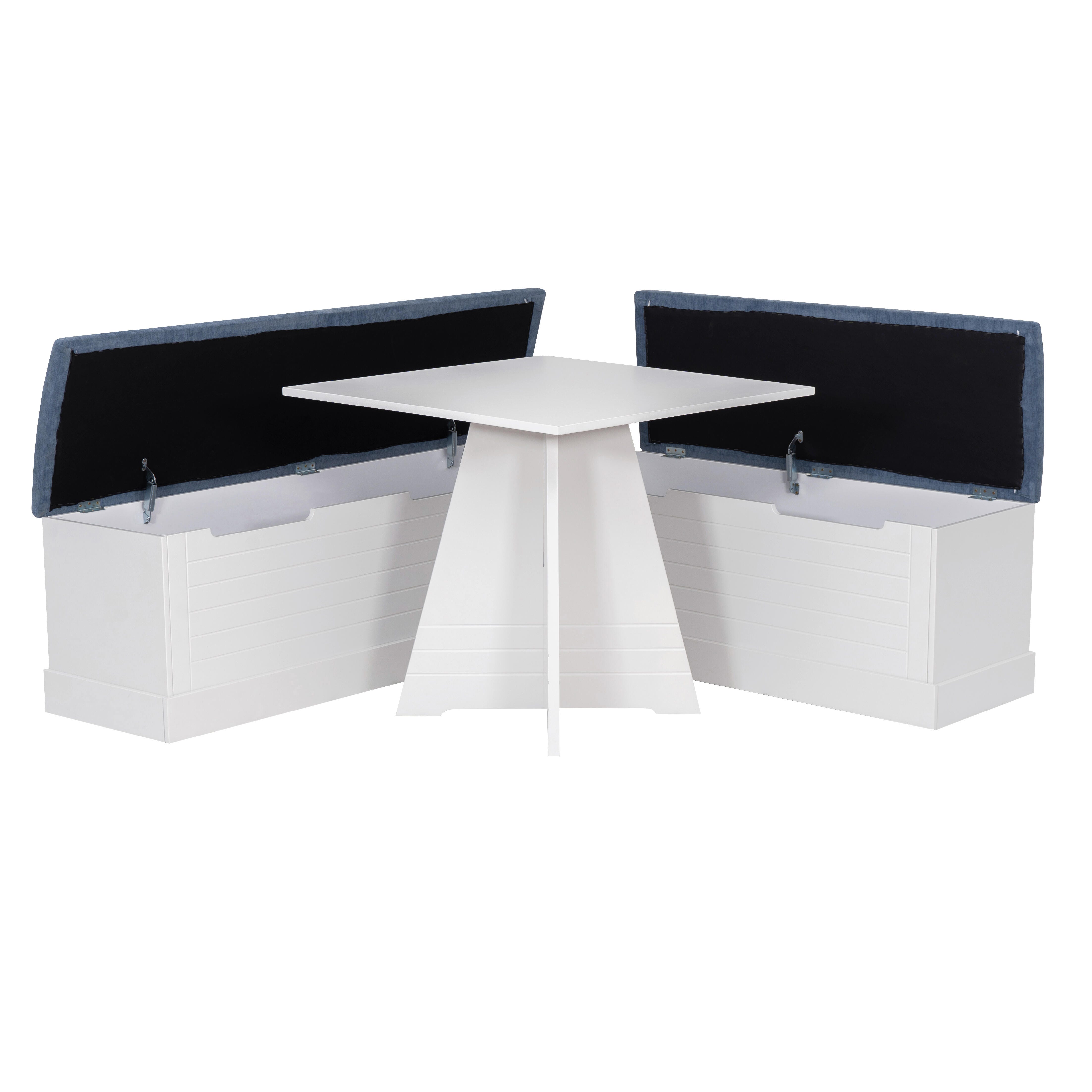 Linon Cammie Nook Dining Set, , large