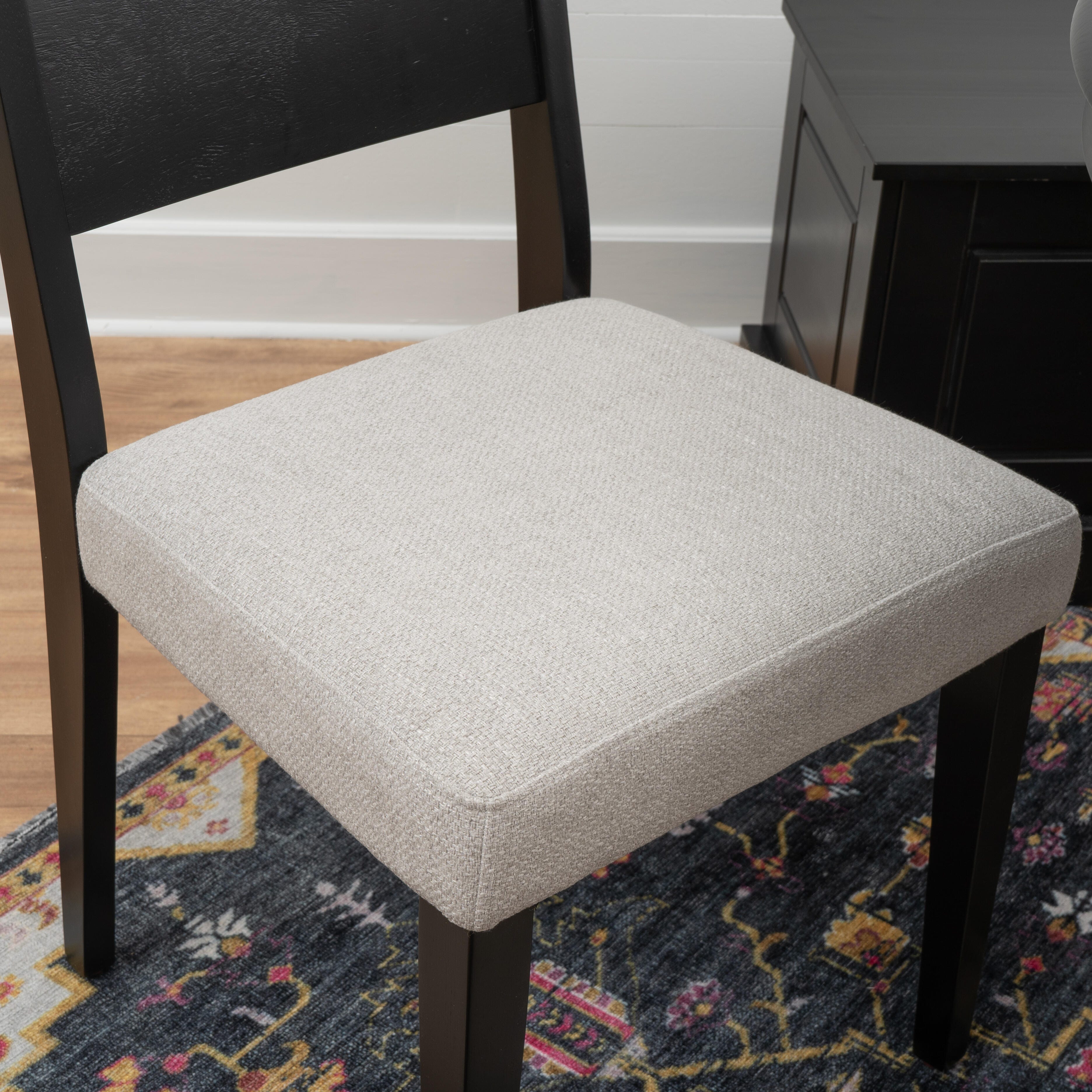 Linon Landin Dining Table with 2 Chairs and Nook Set, , large
