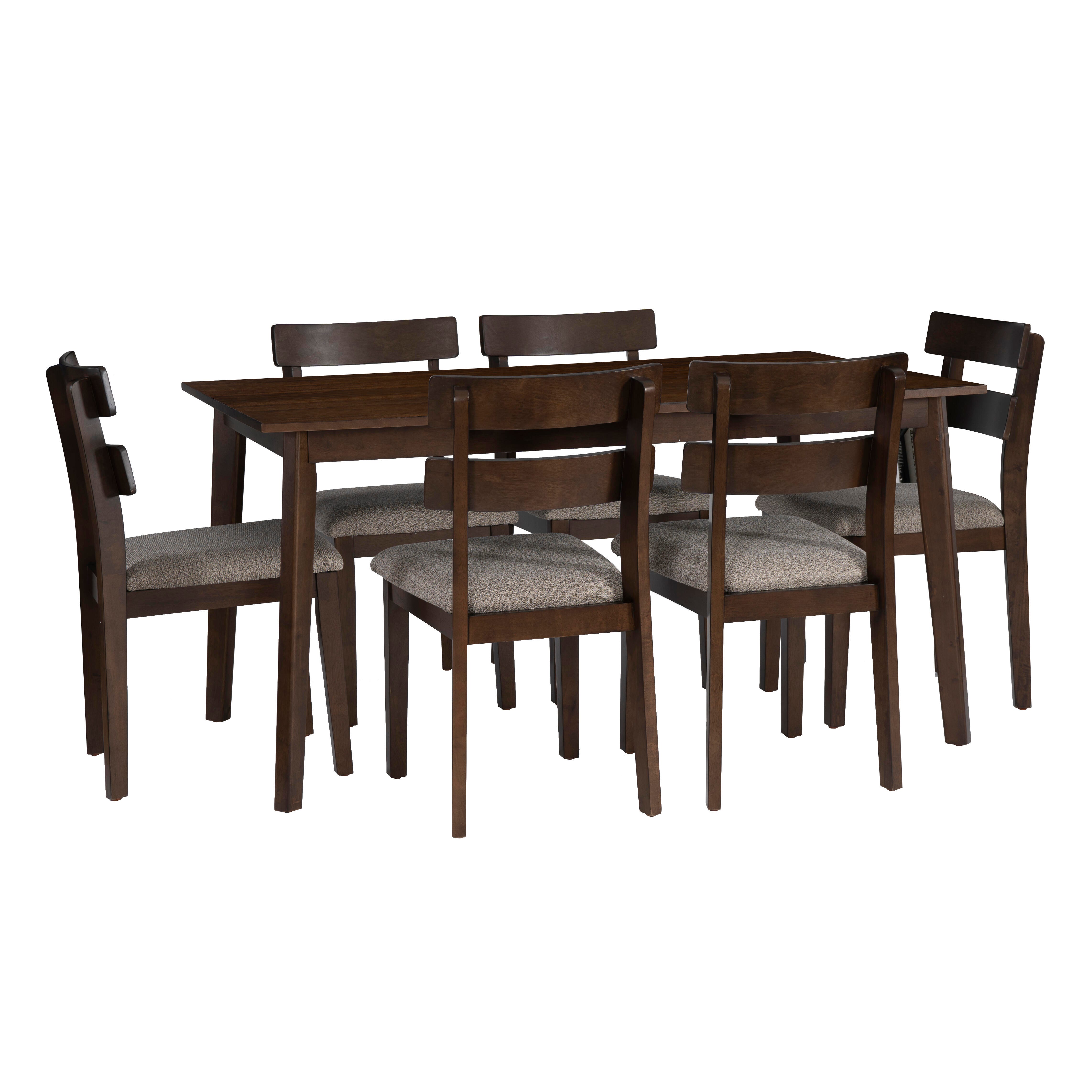 Linon Devin Dining Table with 4 Chairs and Bench | Ashley