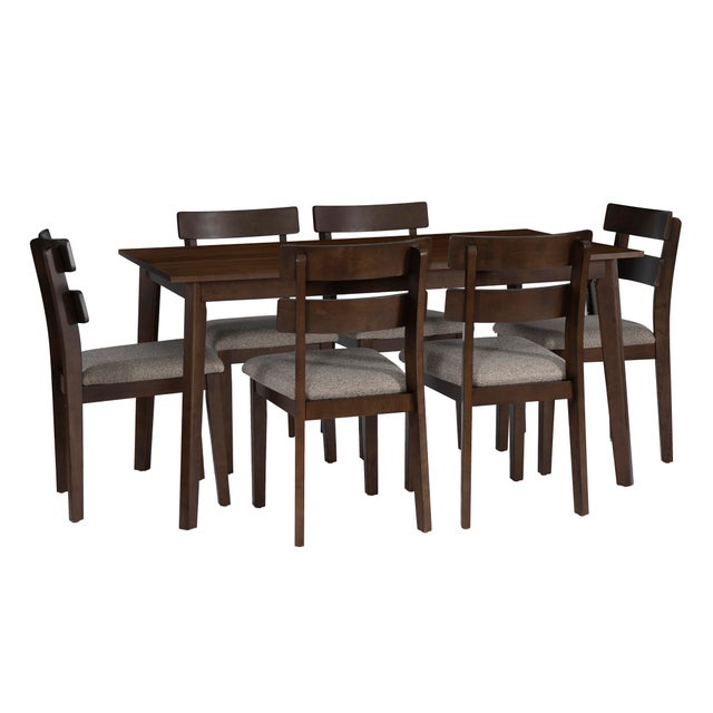 Linon Devin Dining Table and 6 Chairs