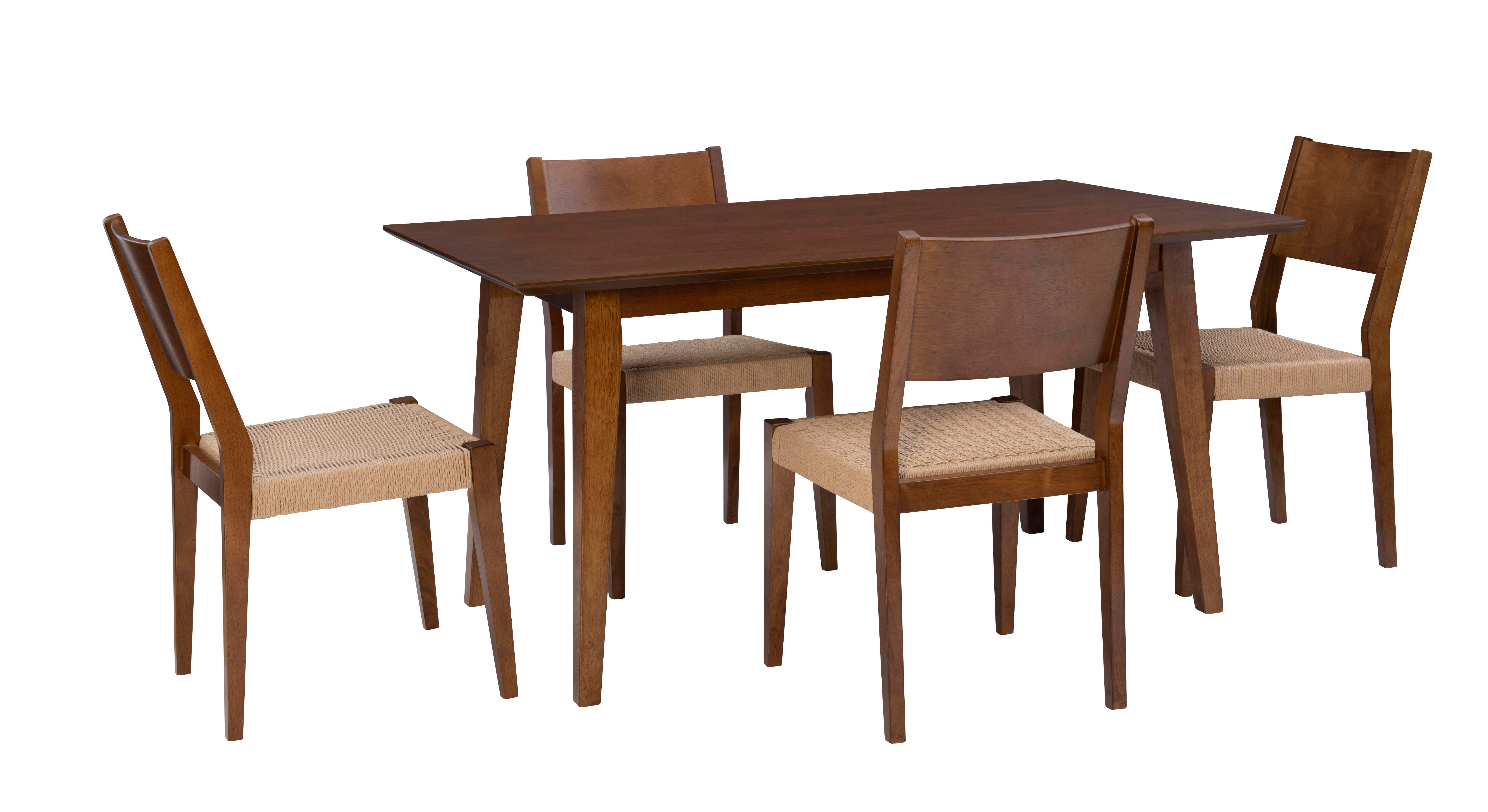 Linon Farren Dining Table and 4 Chairs, , large