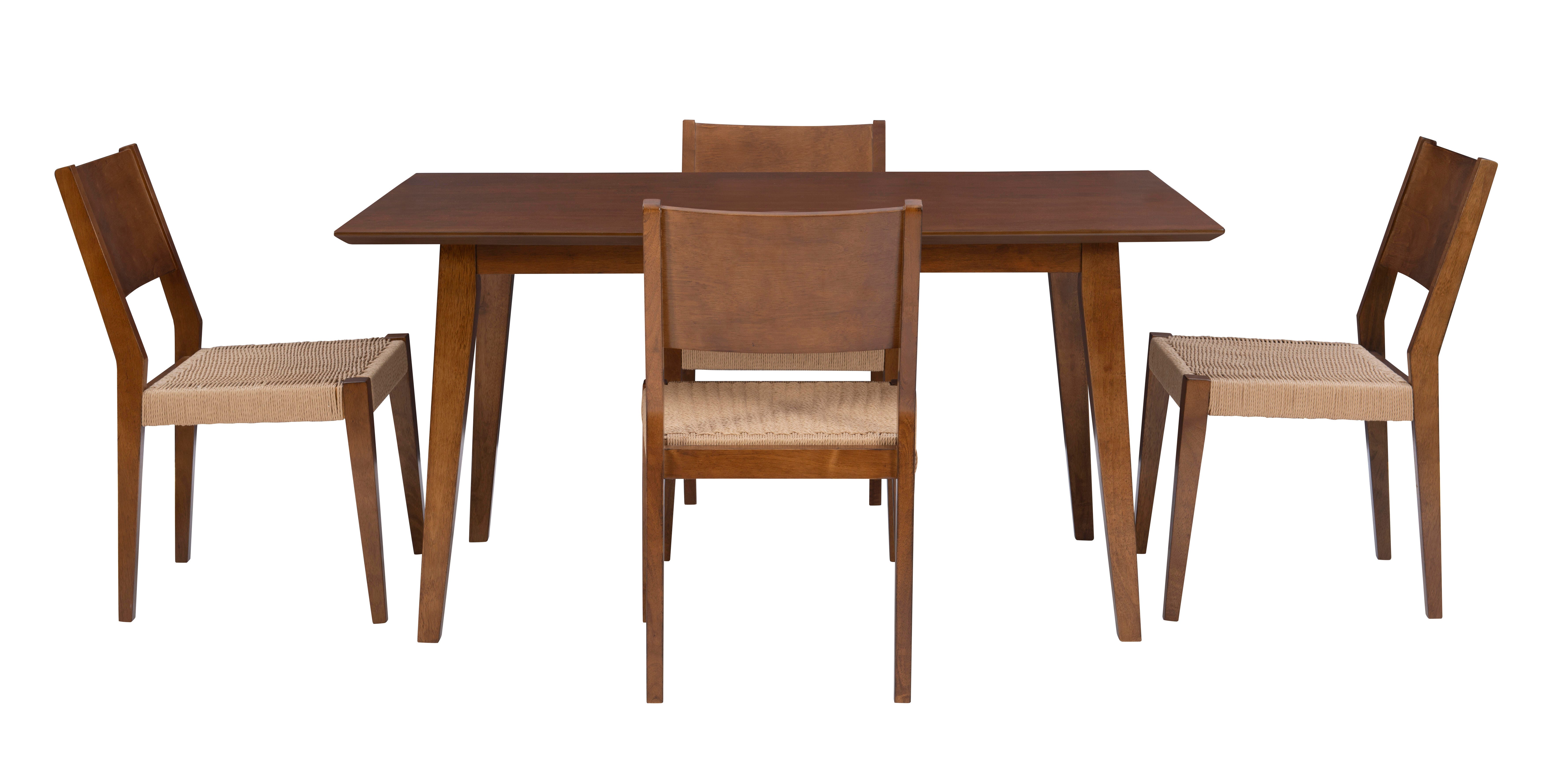 Linon Farren Dining Table and 4 Chairs, , large