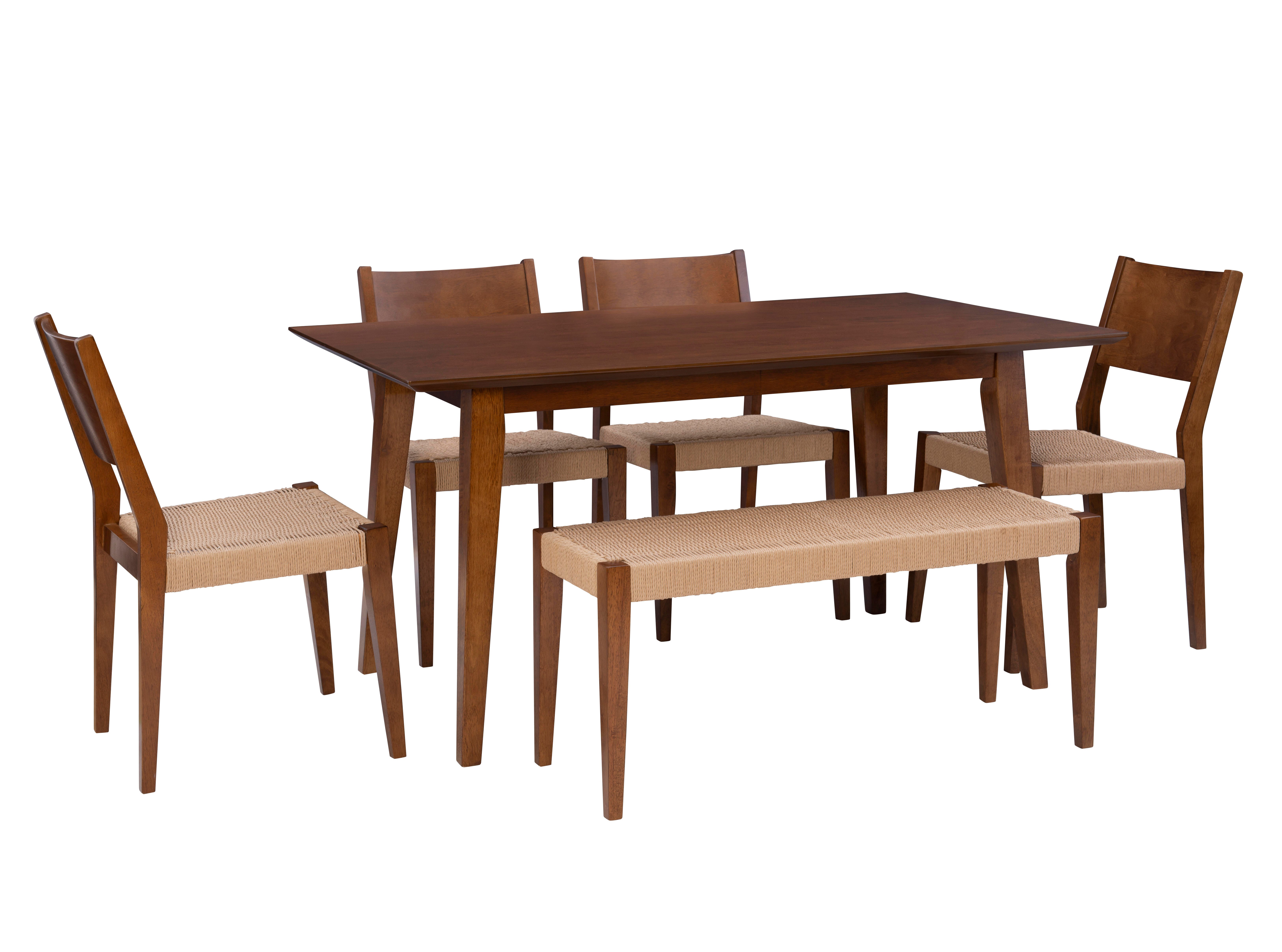 Linon Farren Dining Table and 5 Chairs, , large