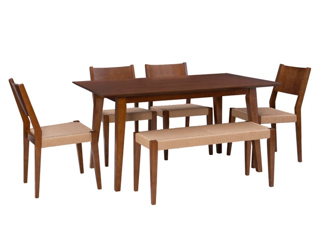 Linon Farren Dining Table and 5 Chairs