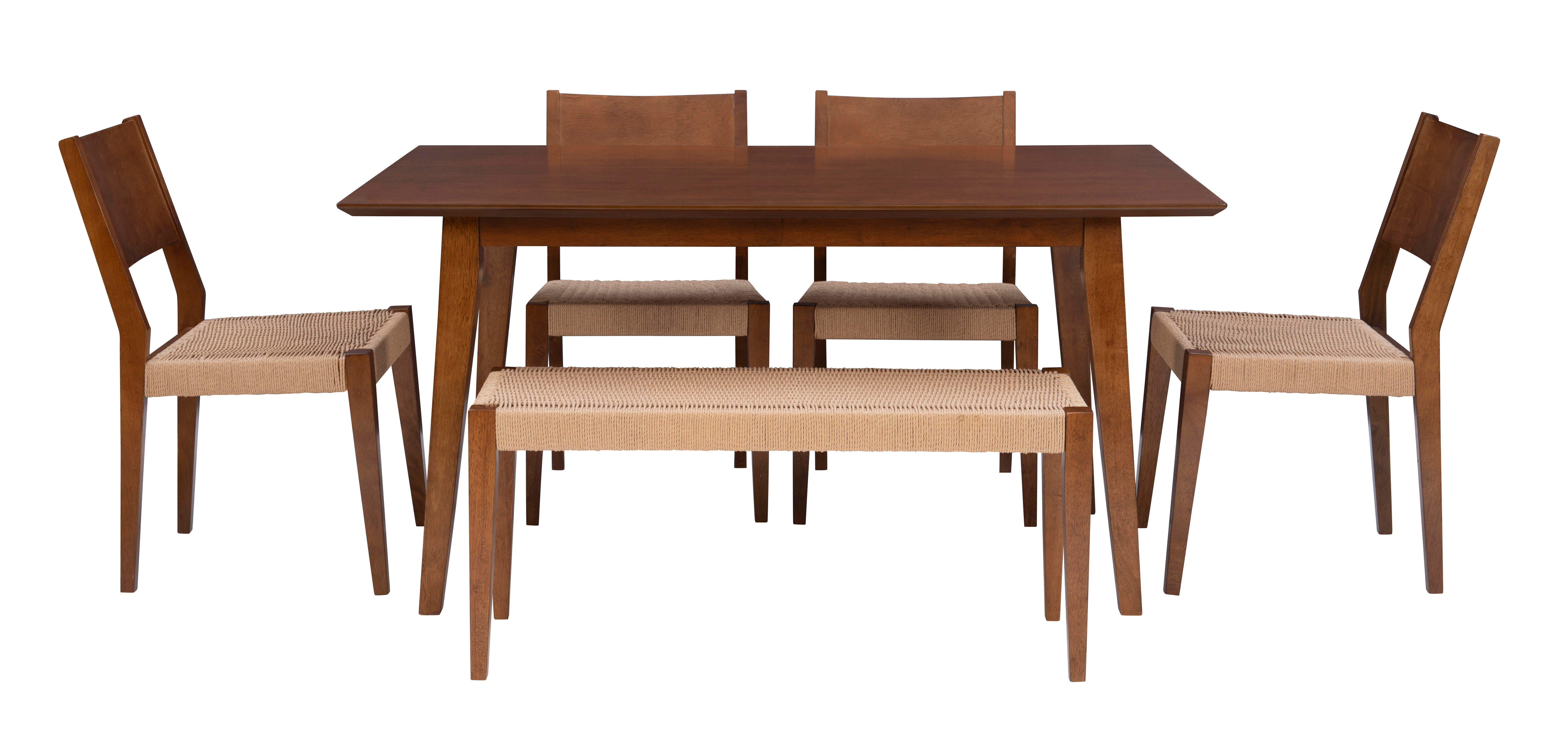Linon Farren Dining Table and 5 Chairs, , large
