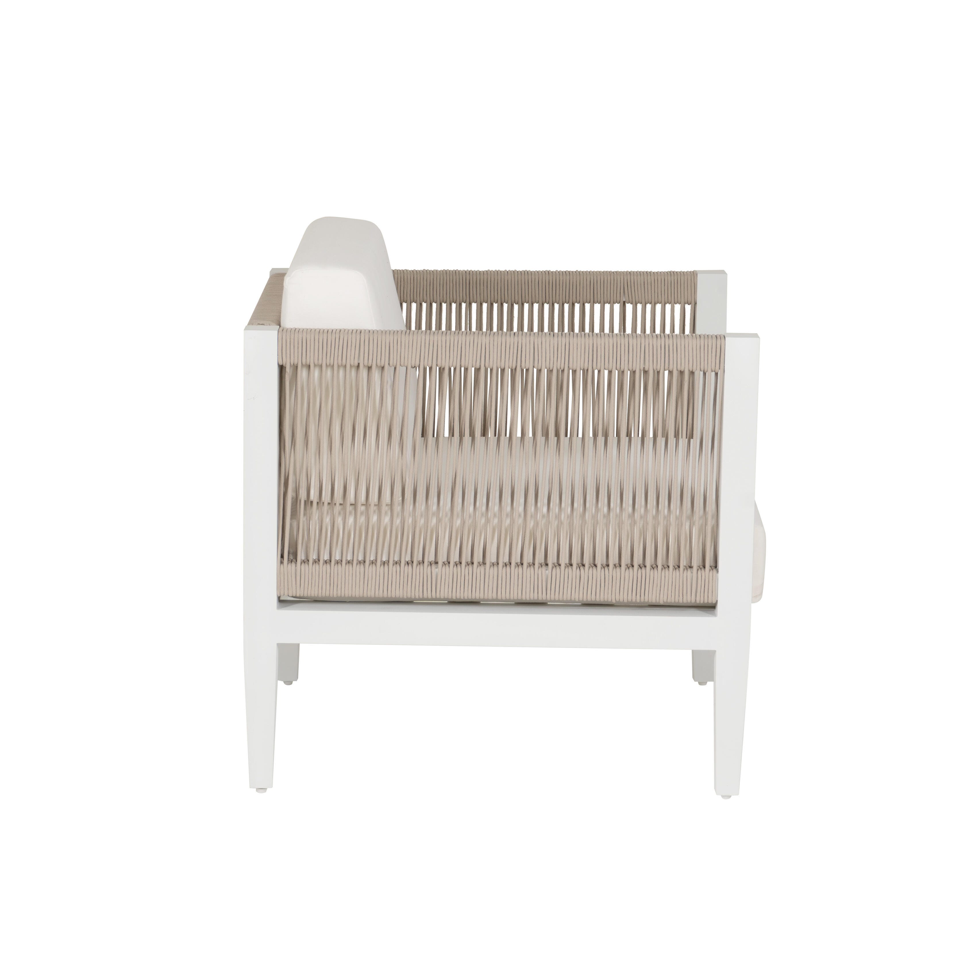 Linon Carter Outdoor Sofa with Coffee Table and 2 Armchairs, , large