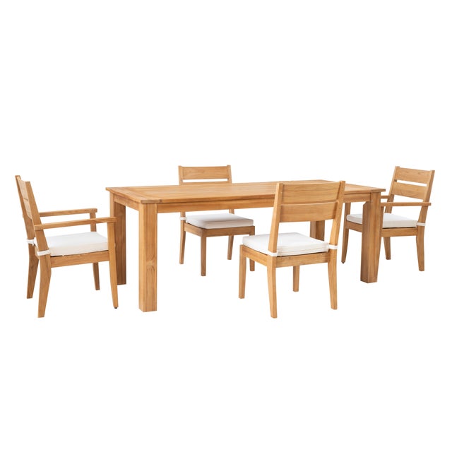 Linon Cary Outdoor Dining Table and 4 Chairs