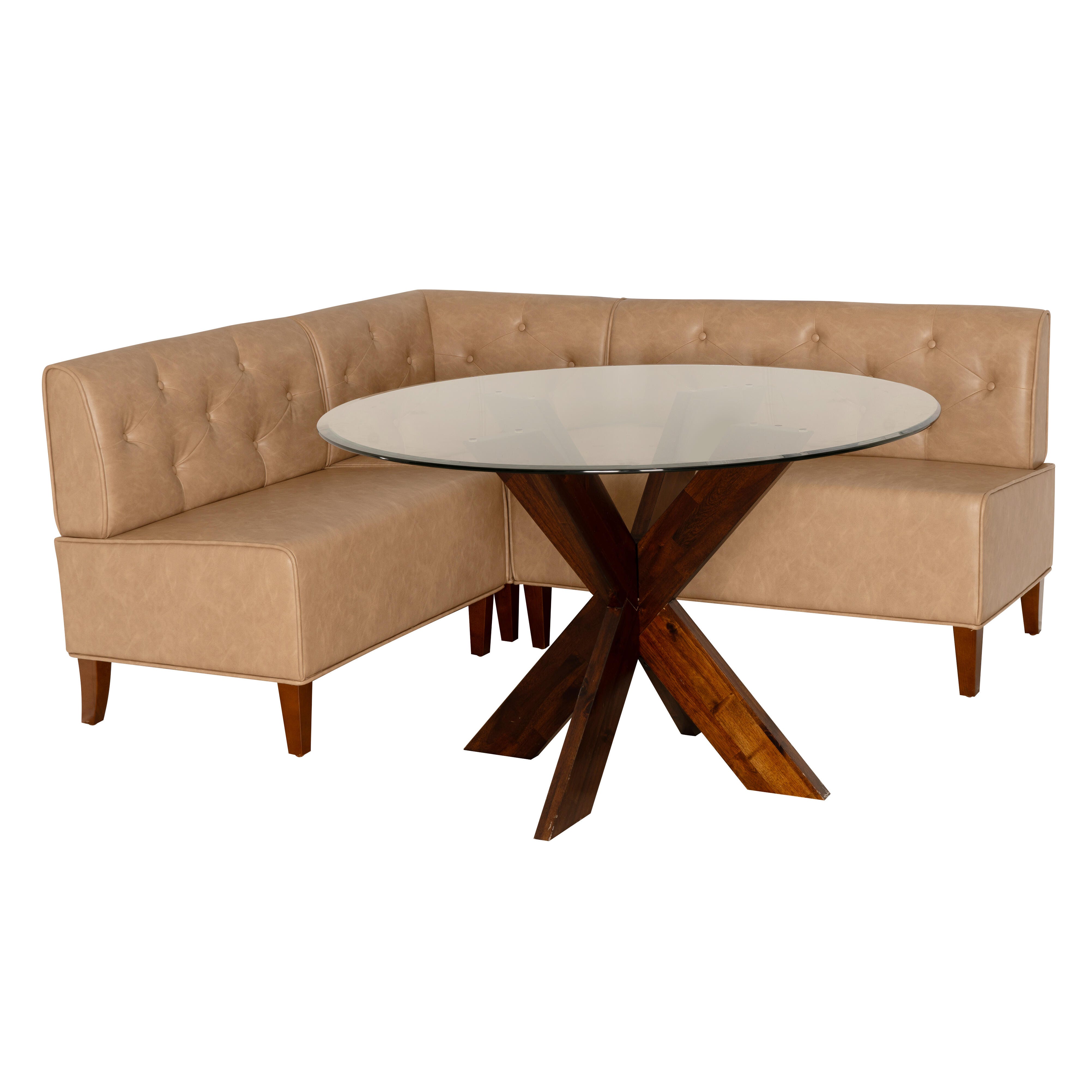 Linon Gentry Dining Table and Nook, , large