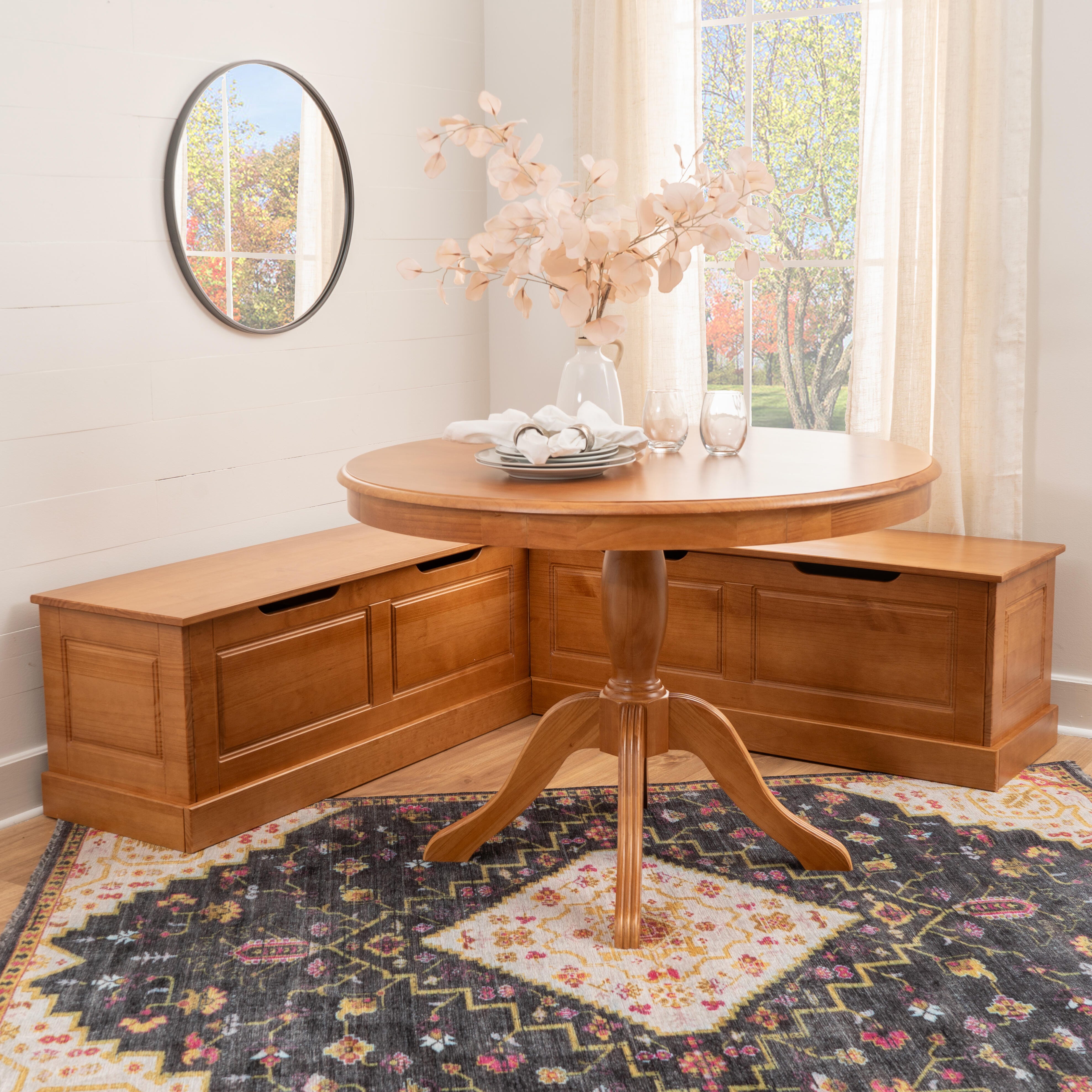 Linon Landin 62" Dining Nook, , rollover