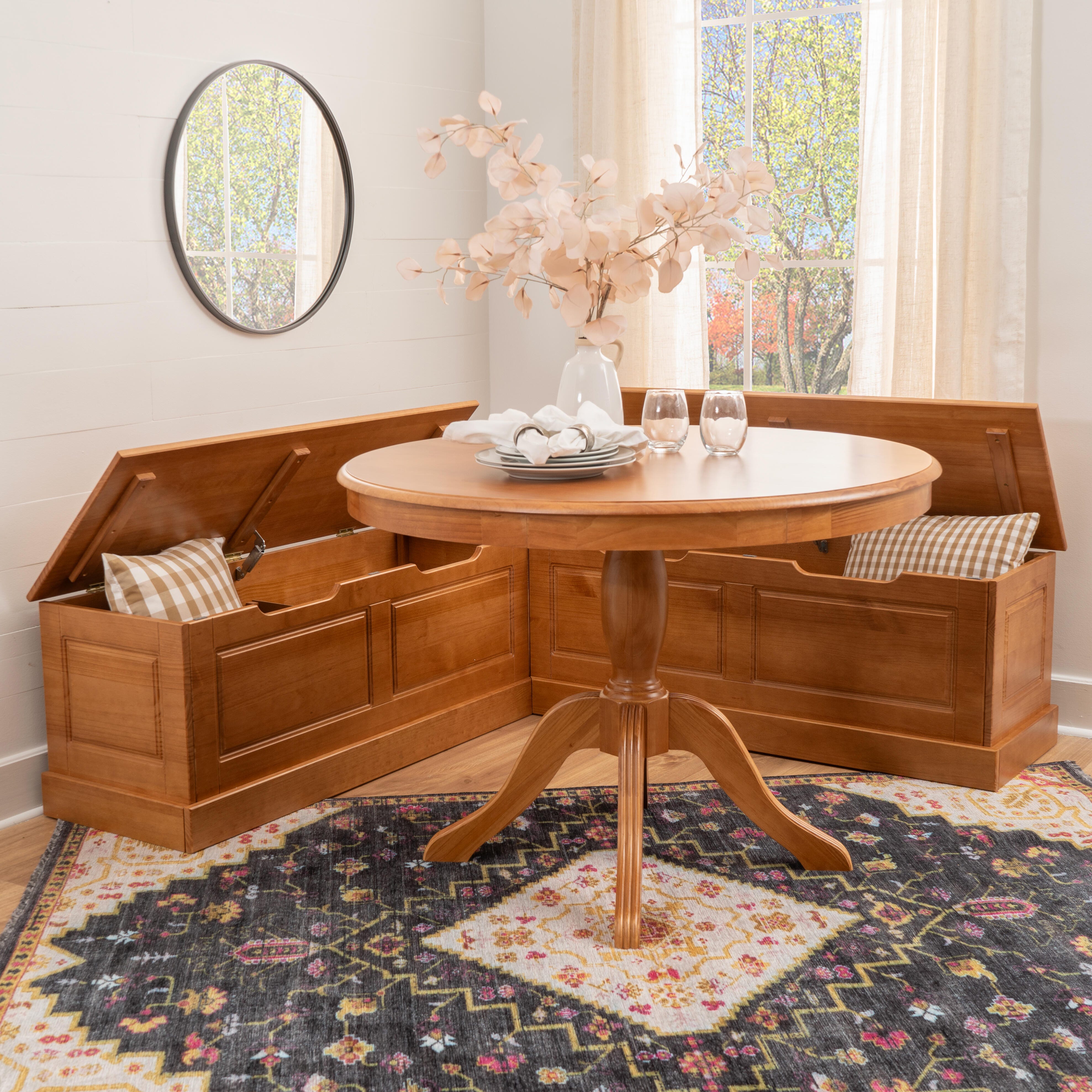 Linon Landin 62" Dining Nook, , large