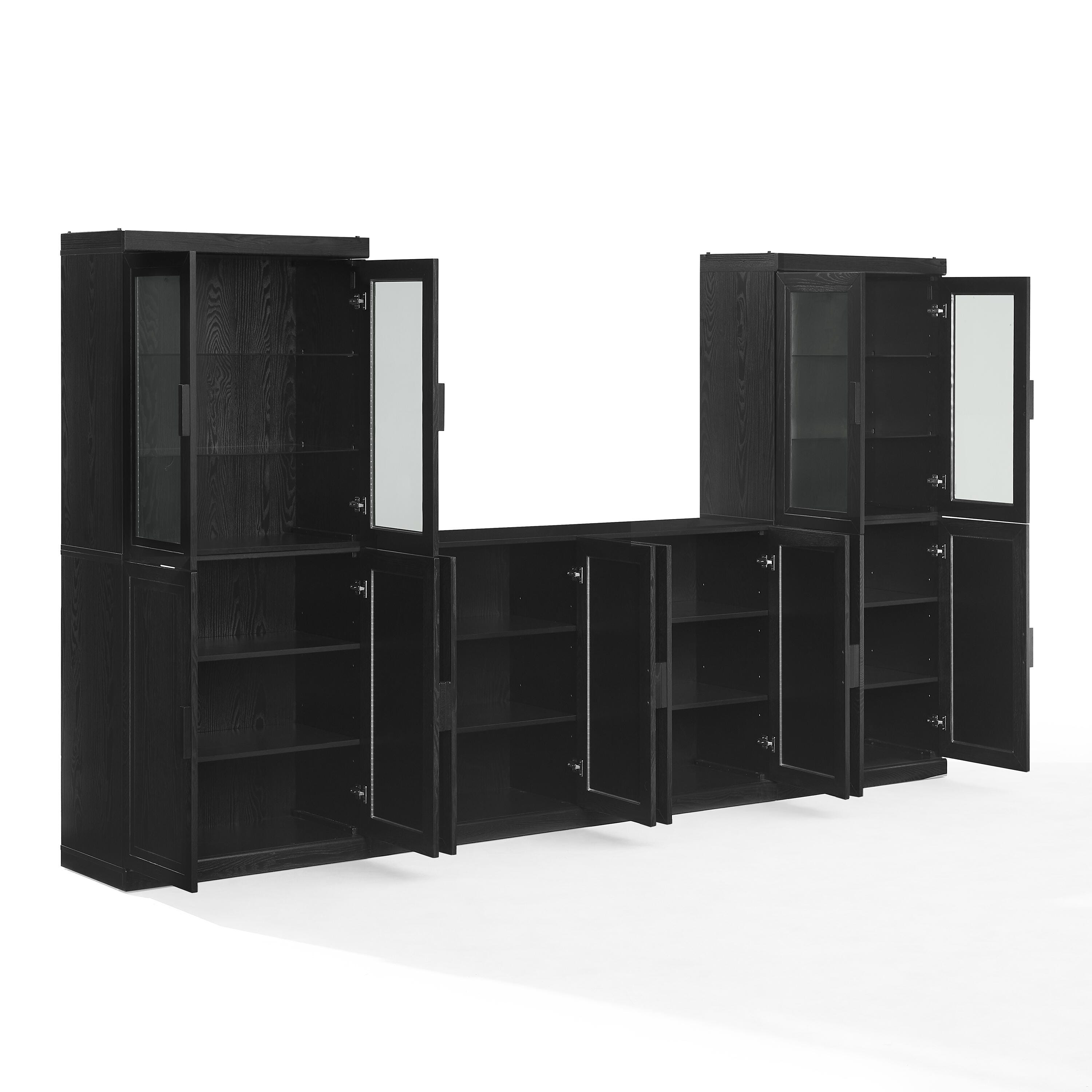 Crosley Furniture Essen Sideboard and Pantry Set, , large