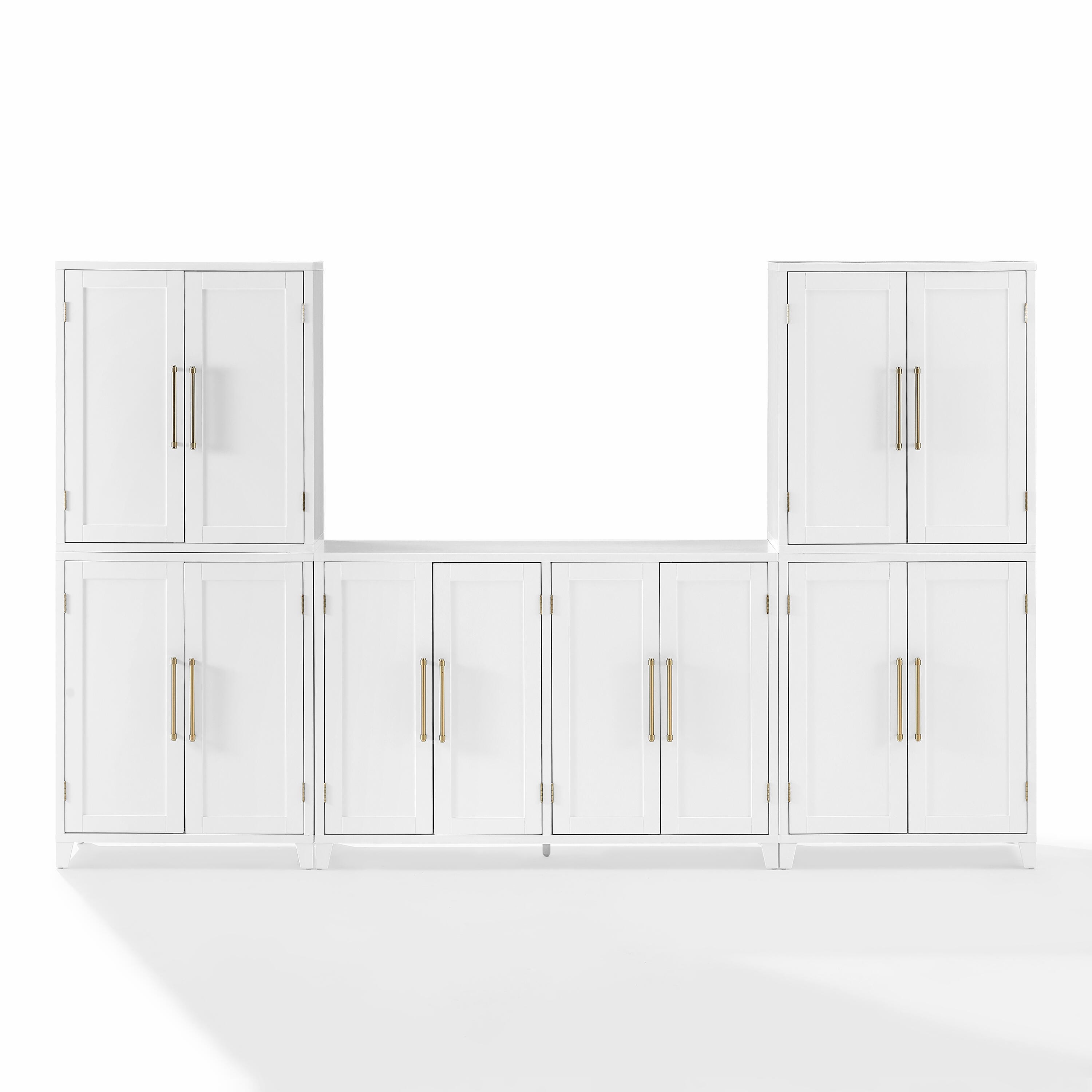 Crosley Furniture Roarke Sideboard And Pantry Set, , large