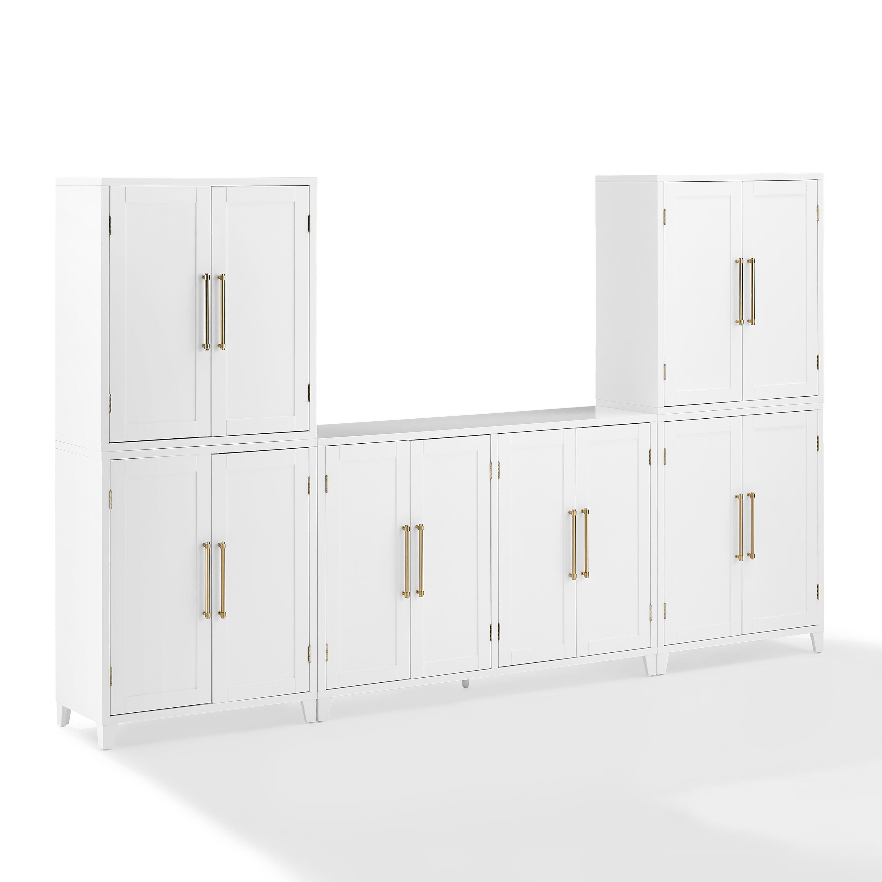 Crosley Furniture Roarke Sideboard And Pantry Set, , large