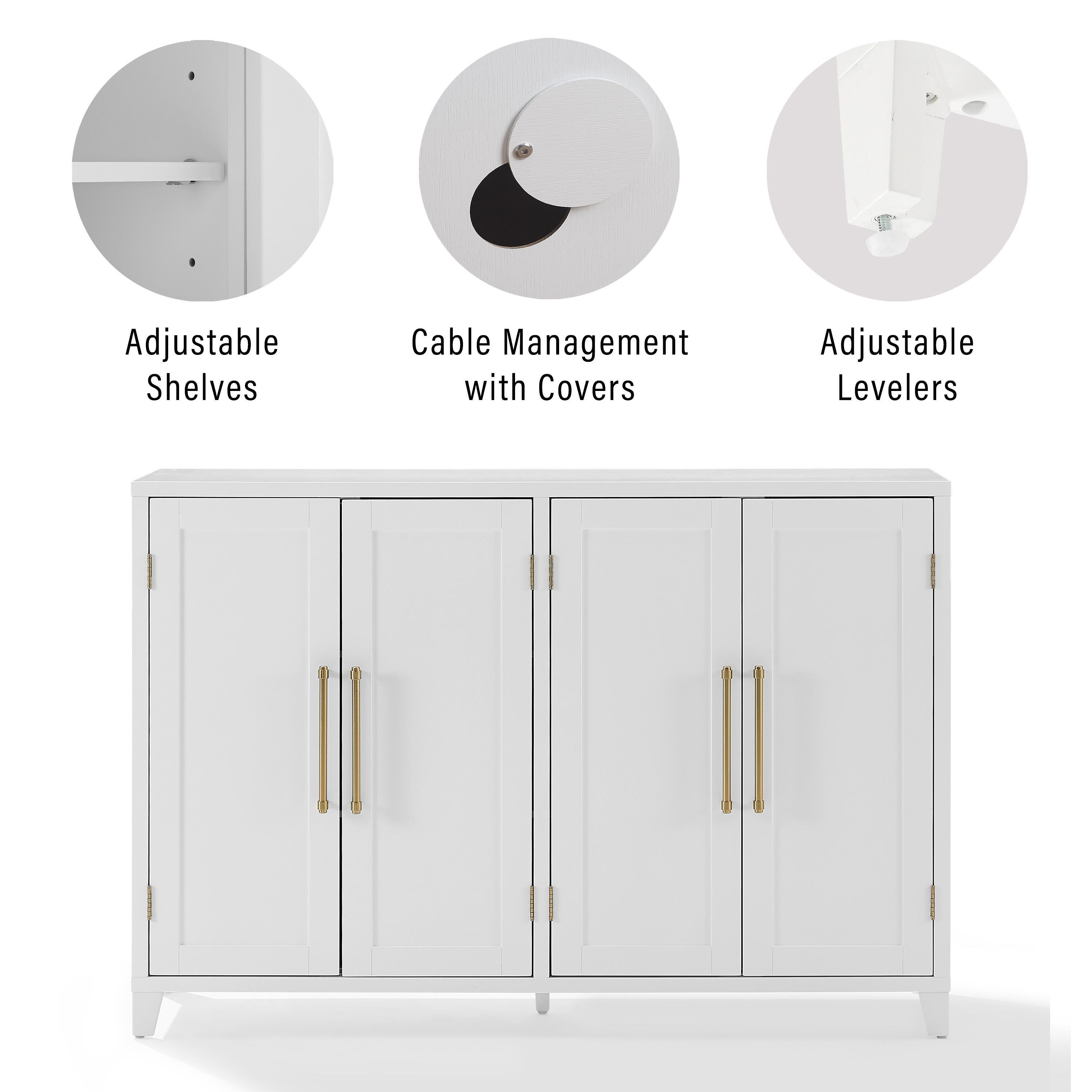Crosley Furniture Roarke Sideboard | Ashley