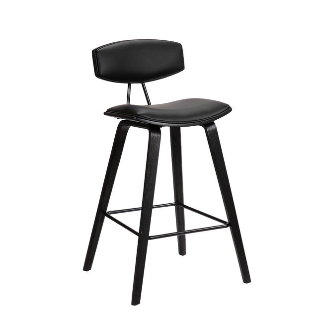 Armen Living Fox Bar Height Bar Stool (Set of 3)