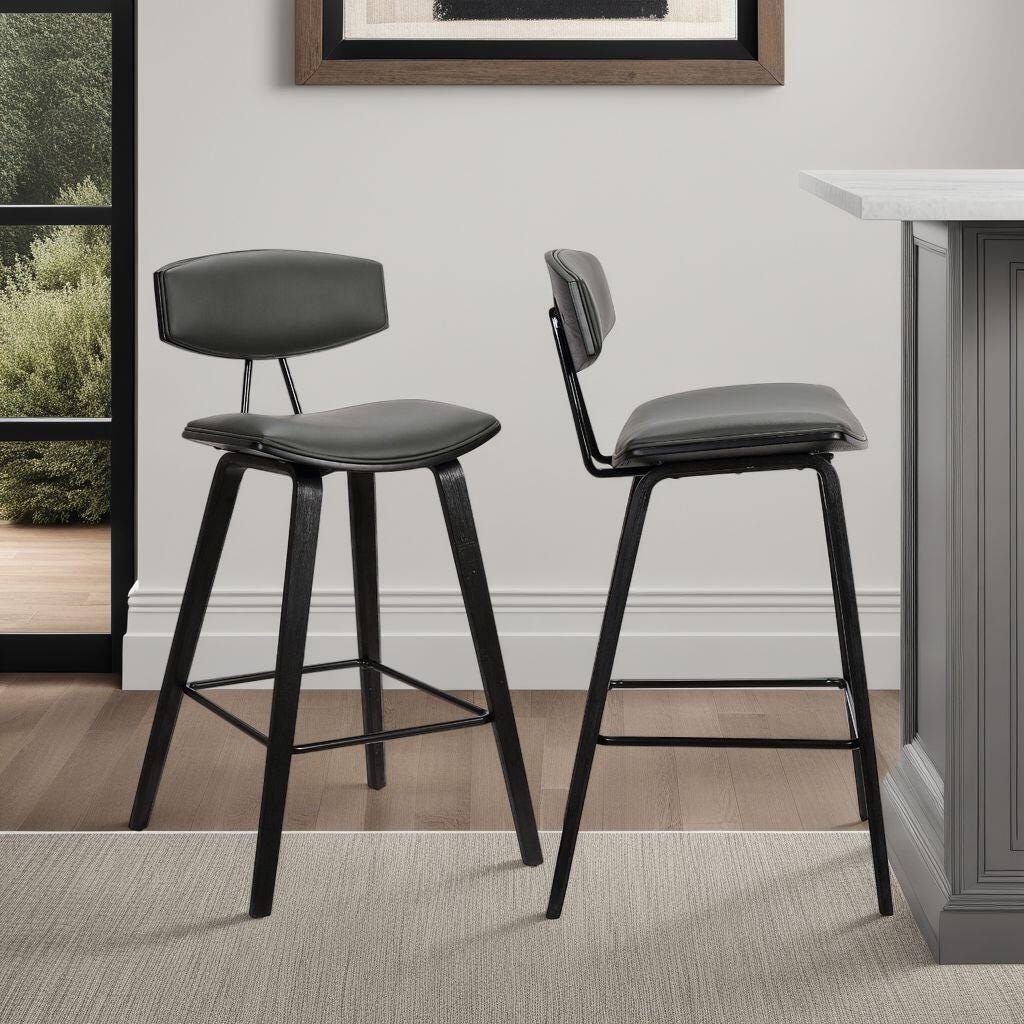 Armen Living Fox Counter Height Bar Stool (Set of 2), , rollover