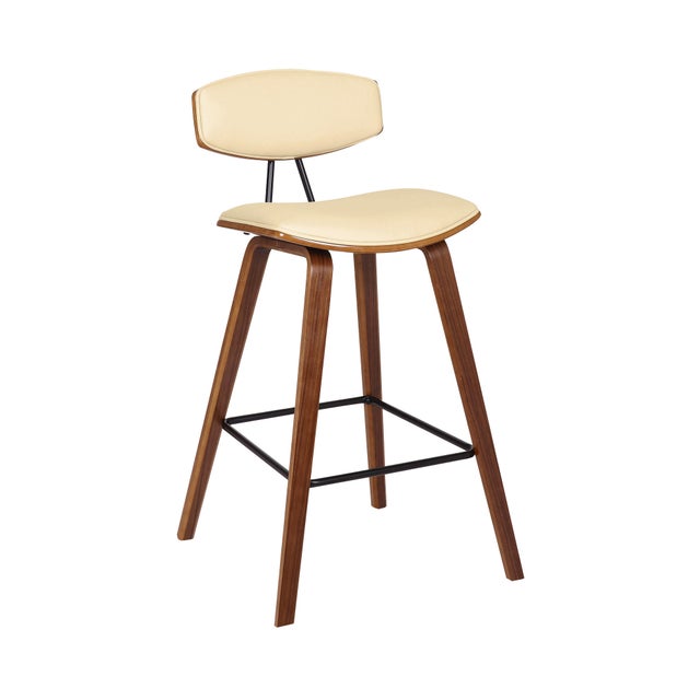 Armen Living Fox Counter Height Bar Stool (Set of 3)