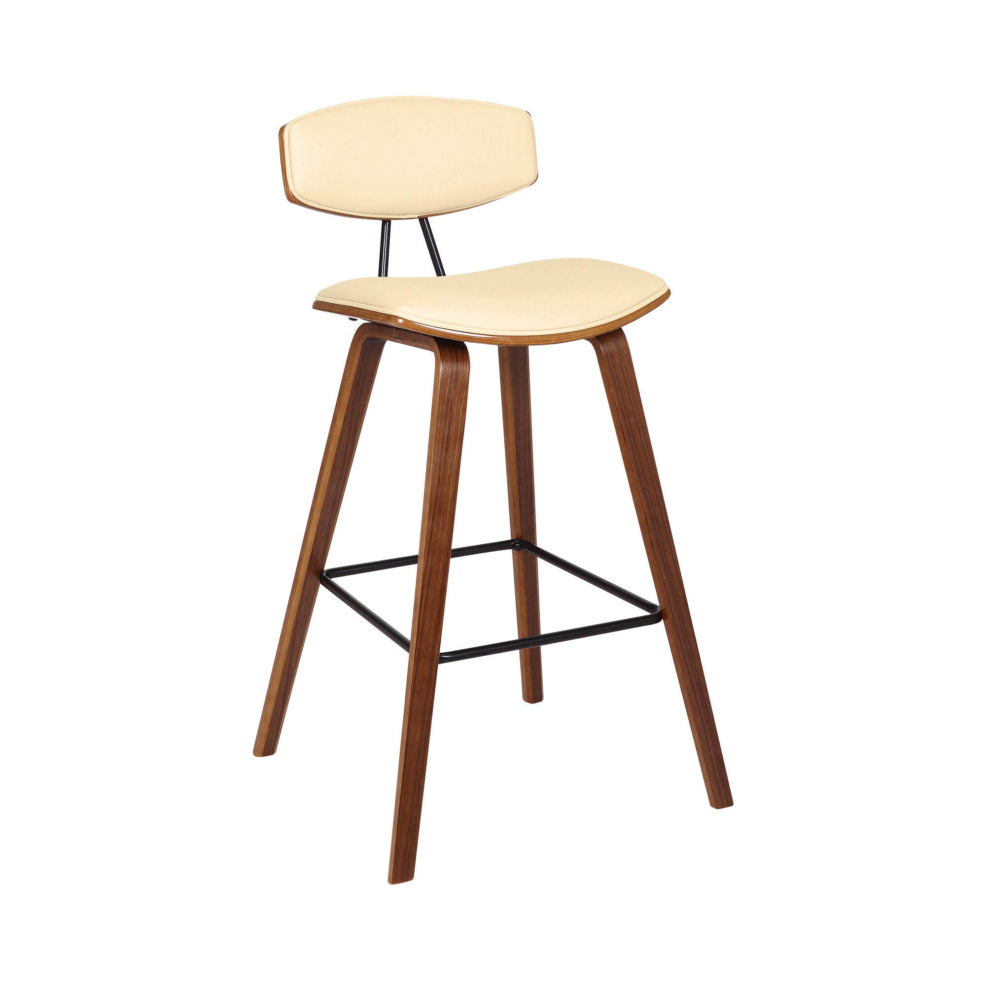 Armen Living Fox Bar Height Bar Stool (Set of 4)
