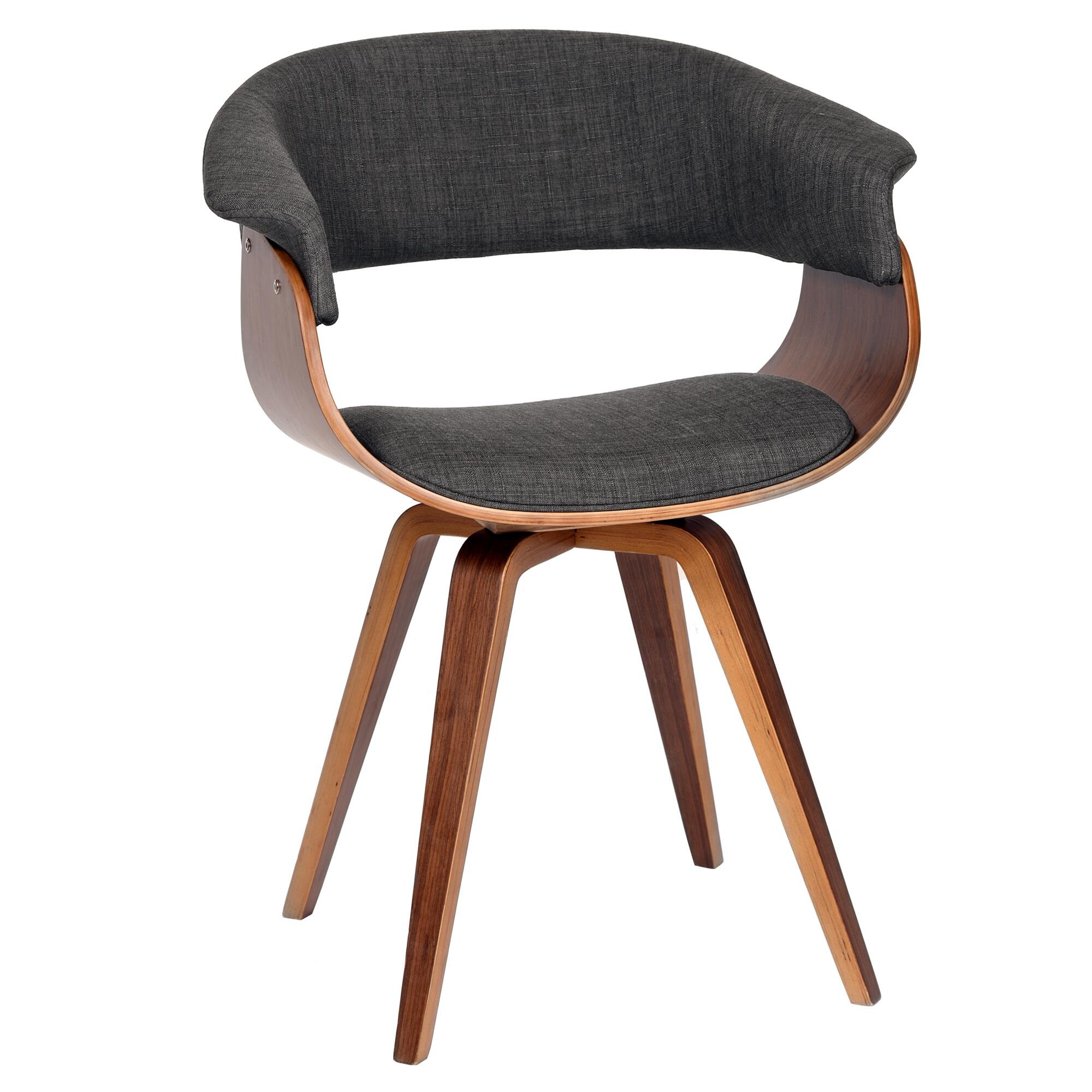 Armen Living Summer Dining Chair (Set of 4), Gray/Brown, large