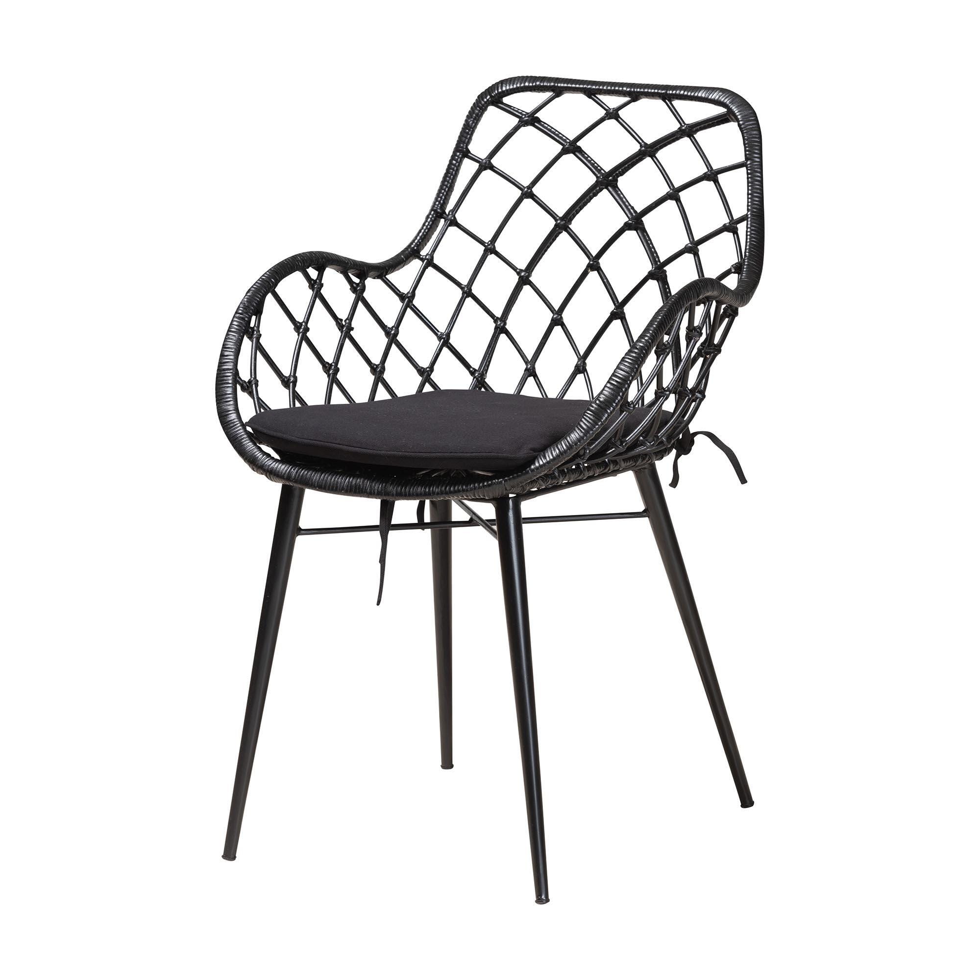 Bali & Pari Aniceta Dining Table with 4 Side Chairs and 2 Armchairs, , large