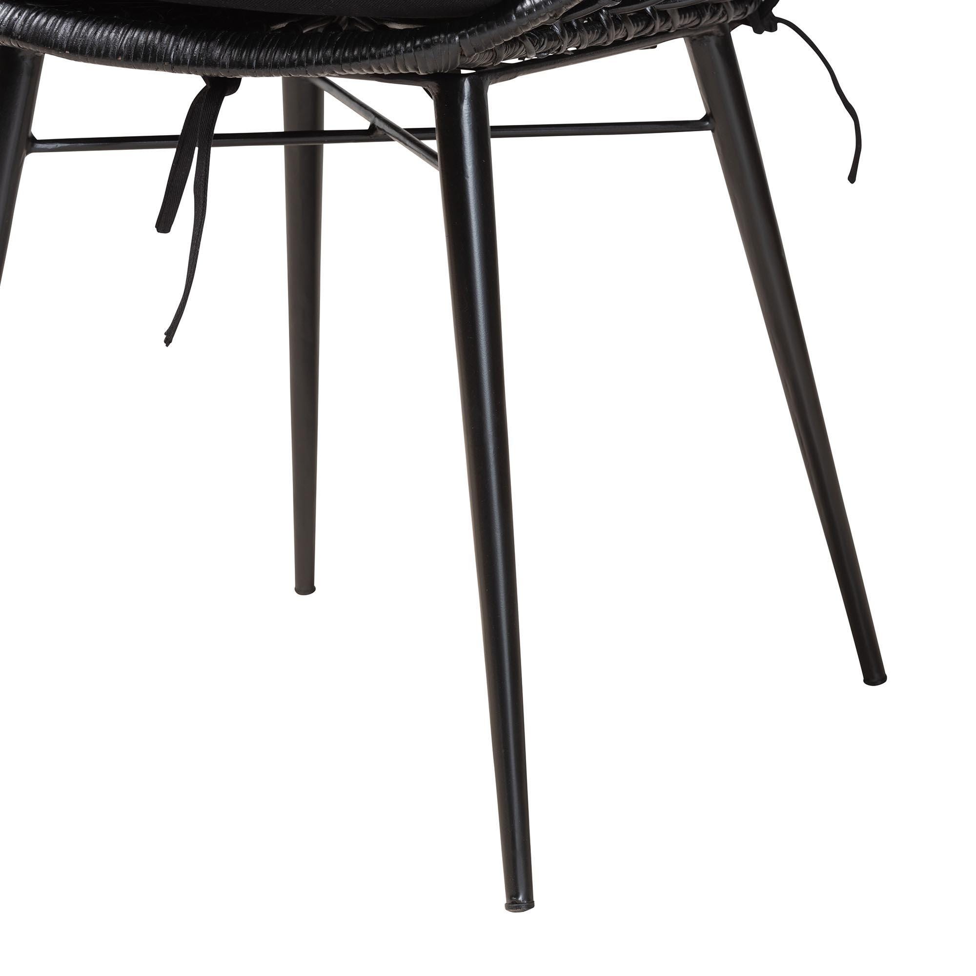 Bali & Pari Ballerina Dining Table and 4 Openwork Backrests Chairs, , large