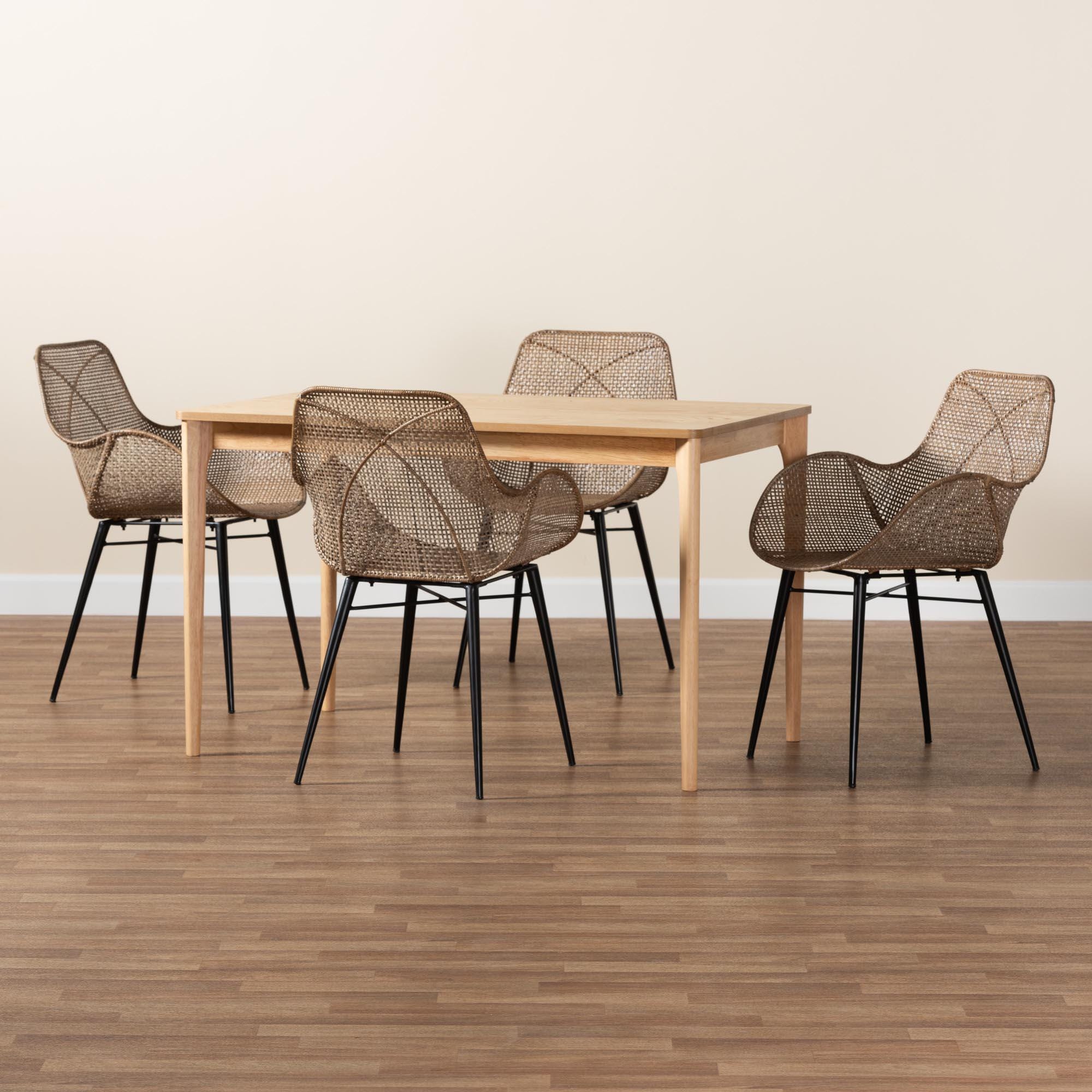 Bali & Pari Ballerina Dining Table and 4 Chairs, , large