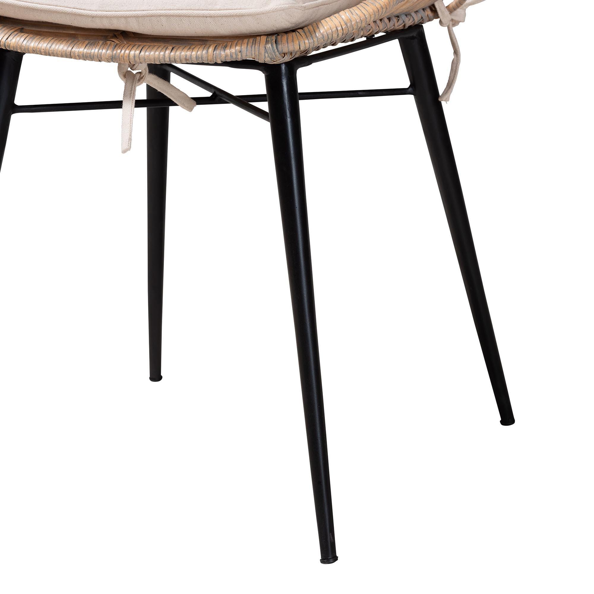 Bali & Pari Brenna Dining Table and 4 Chairs, , large