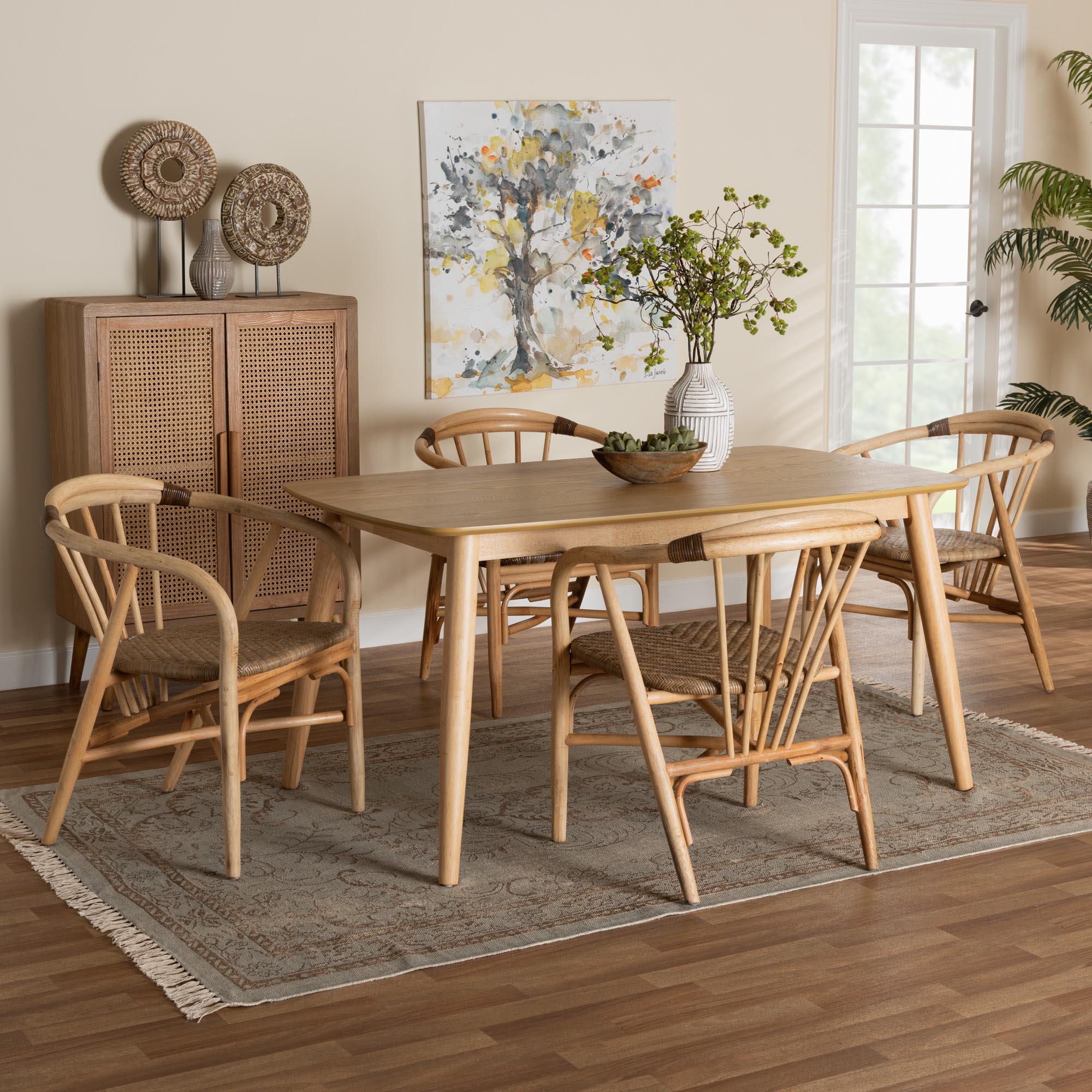 Bali & Pari Kyoto Dining Table and 4 Chairs, , rollover