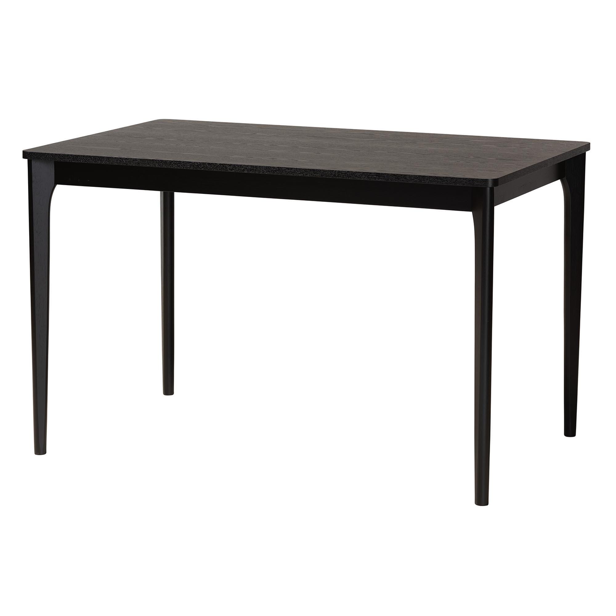 Baxton Studio Darrion Dining Table and 4 Chairs, , large