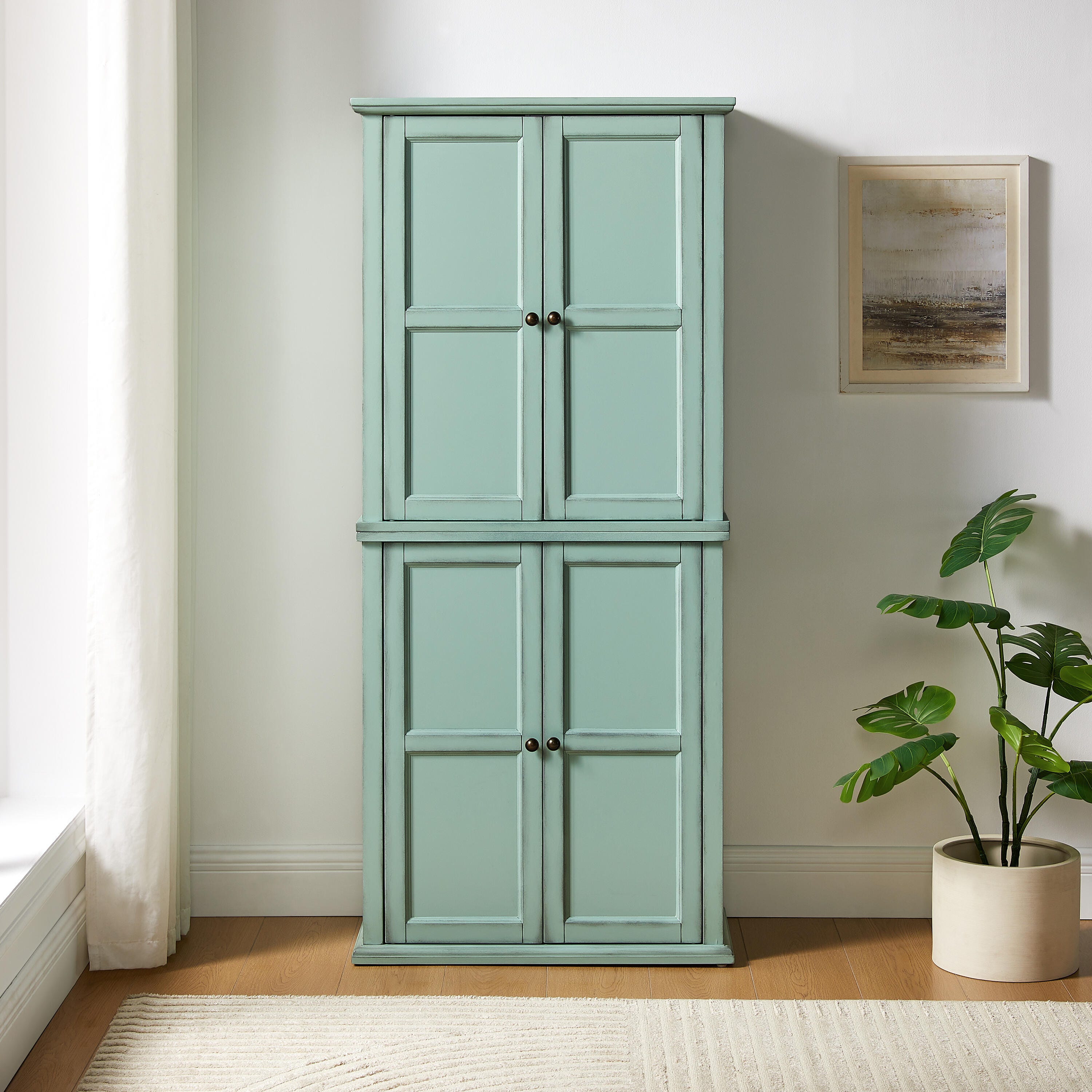 Crosley Furniture Holbrook 2-Piece Pantry Set, , large