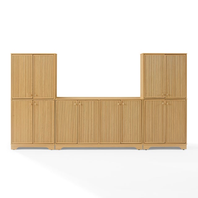 Crosley Furniture Naomi 3-Piece Sideboard And Pantry Set