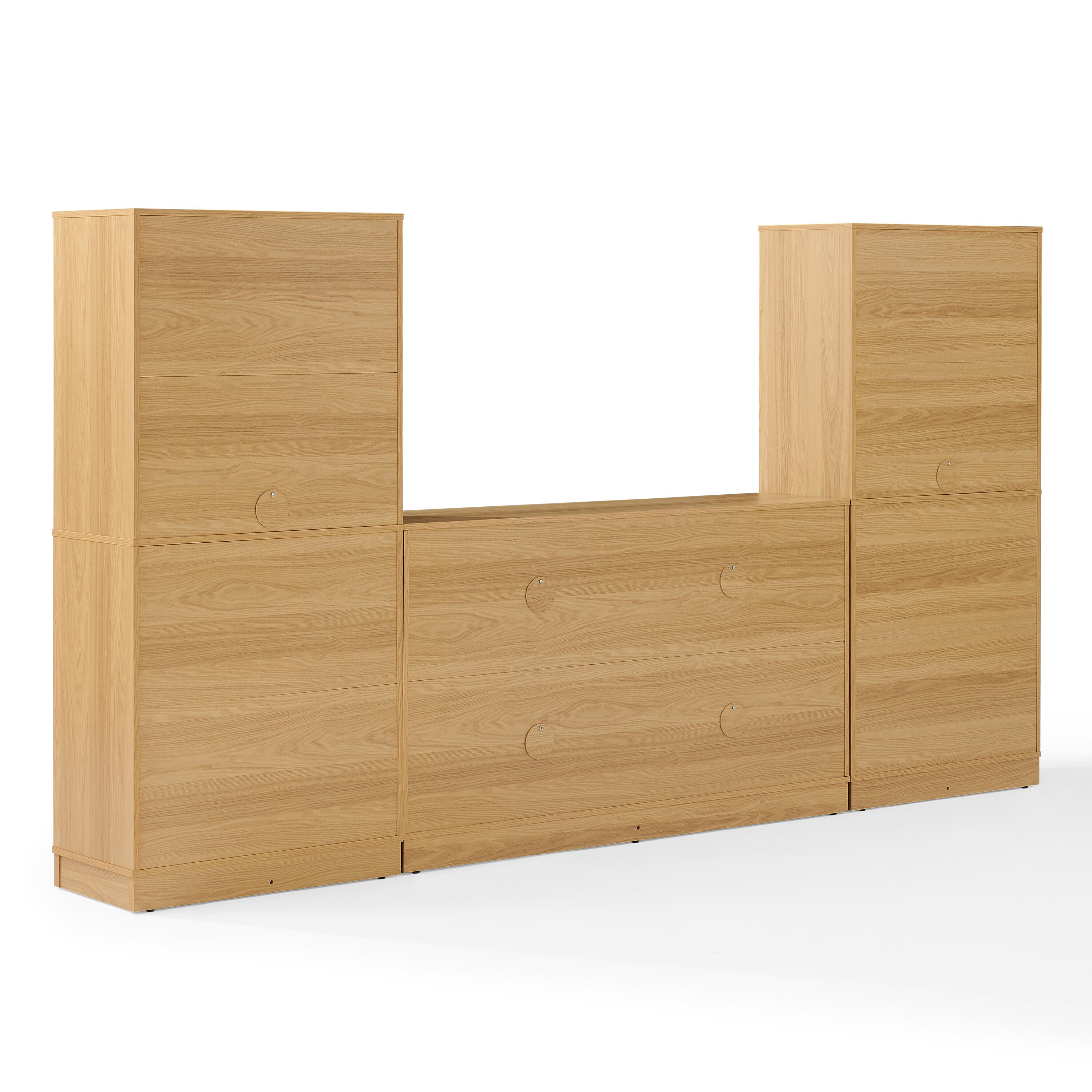 Crosley Furniture Naomi 3-Piece Sideboard And Pantry Set | Ashley