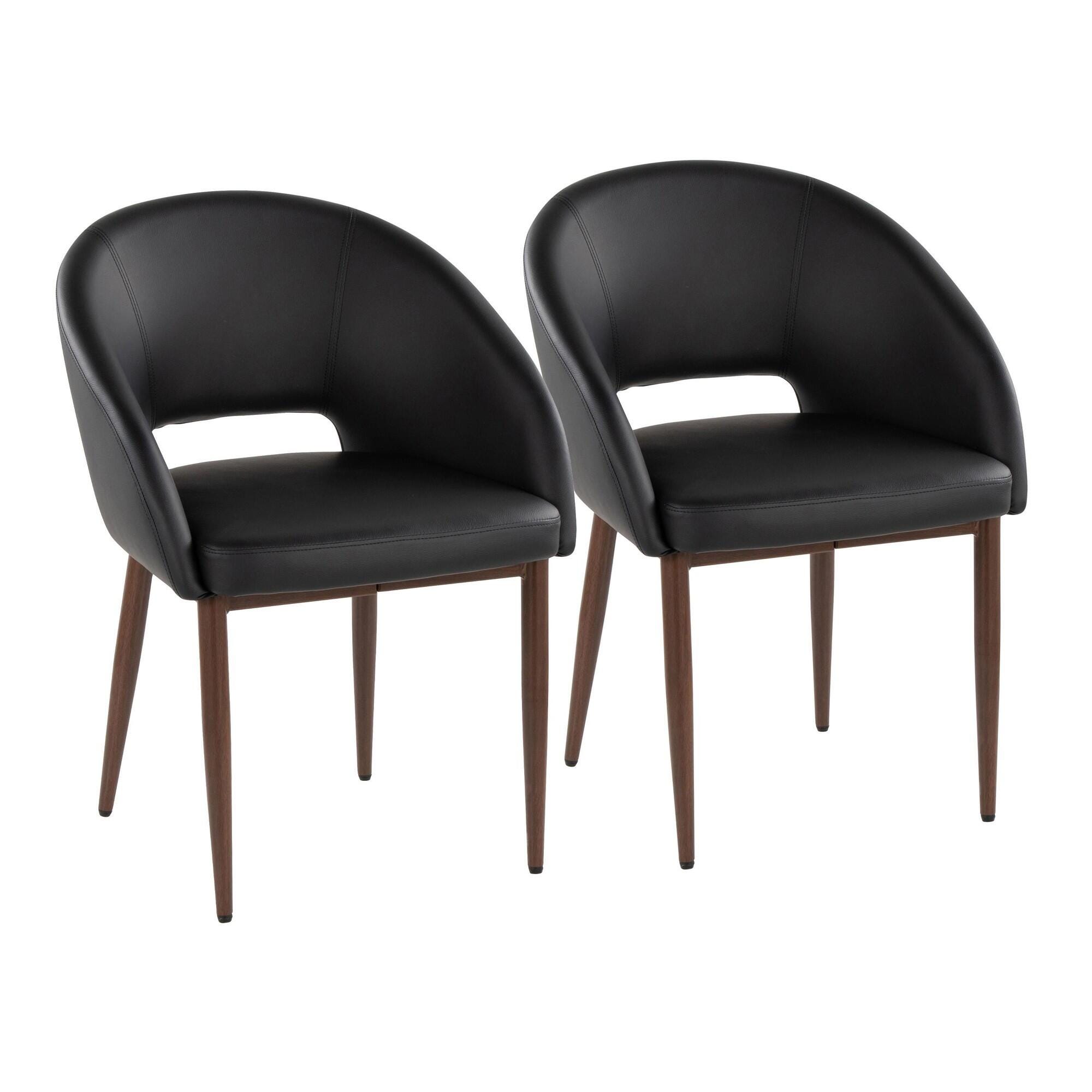LumiSource Renee Solid Dining Chair (Set of 2)