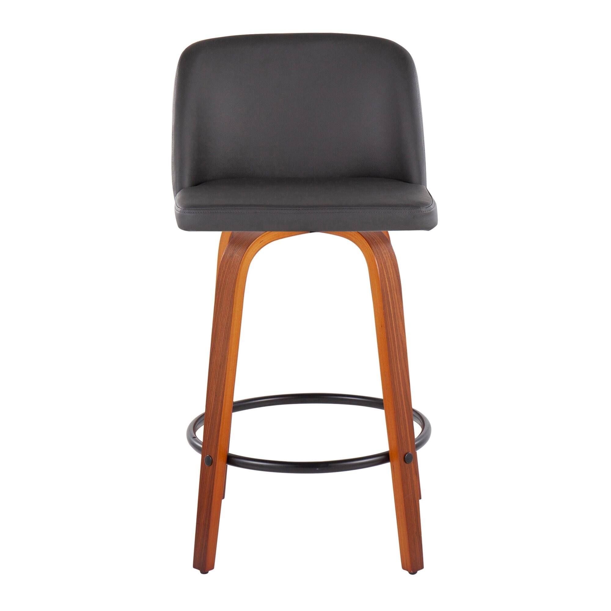 LumiSource Toriano Counter Height Bar Stool (Set of 2), , large