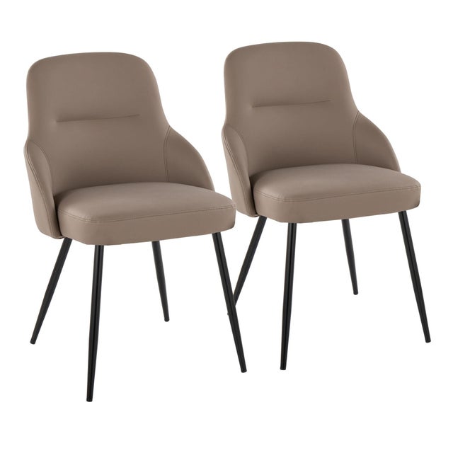 LumiSource York Dining Chair (Set of 2)