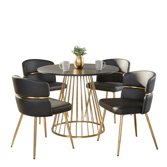LumiSource Canary Cinch Dining Table and 4 Chairs