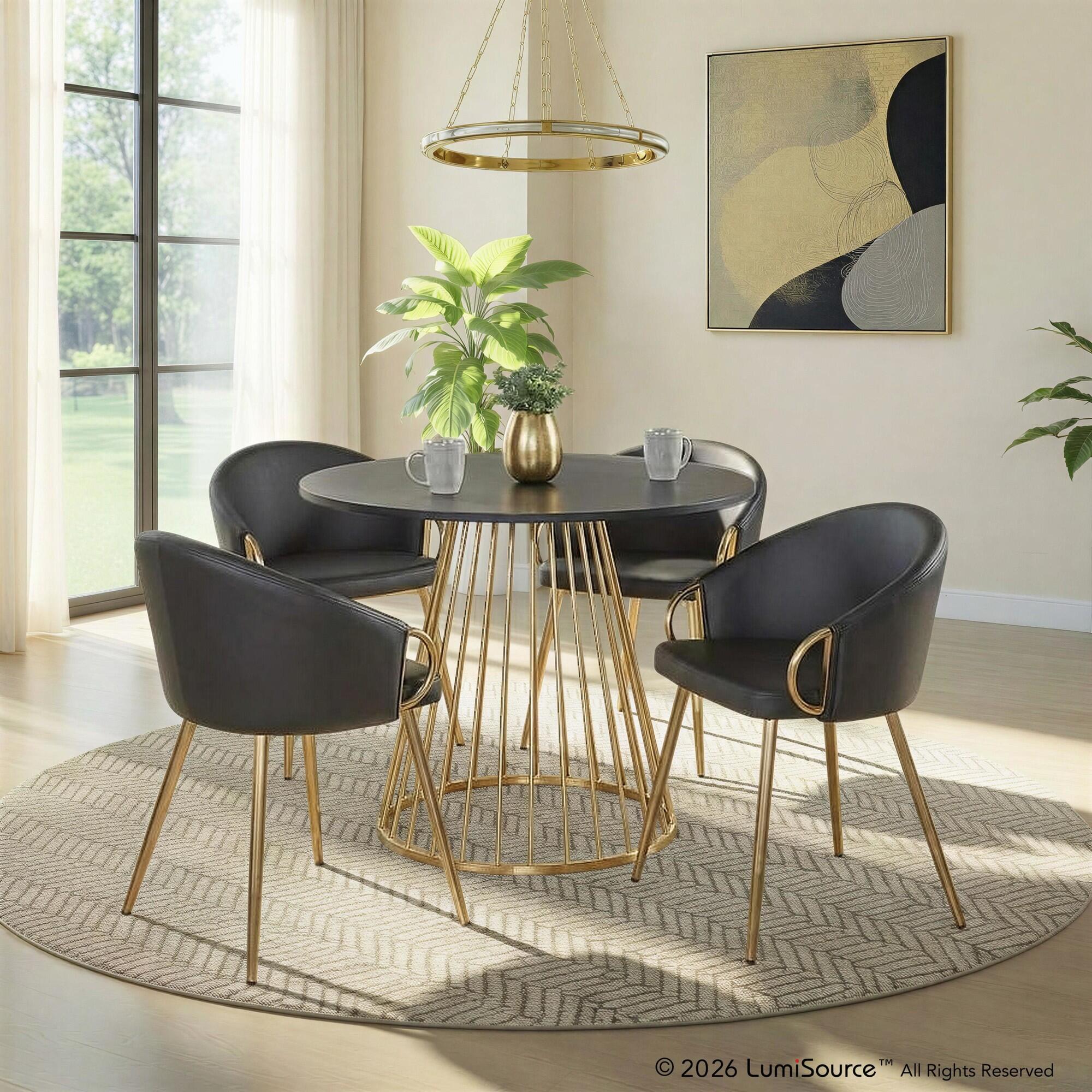 LumiSource Canary Claire Dining Table and 4 Chairs, , rollover