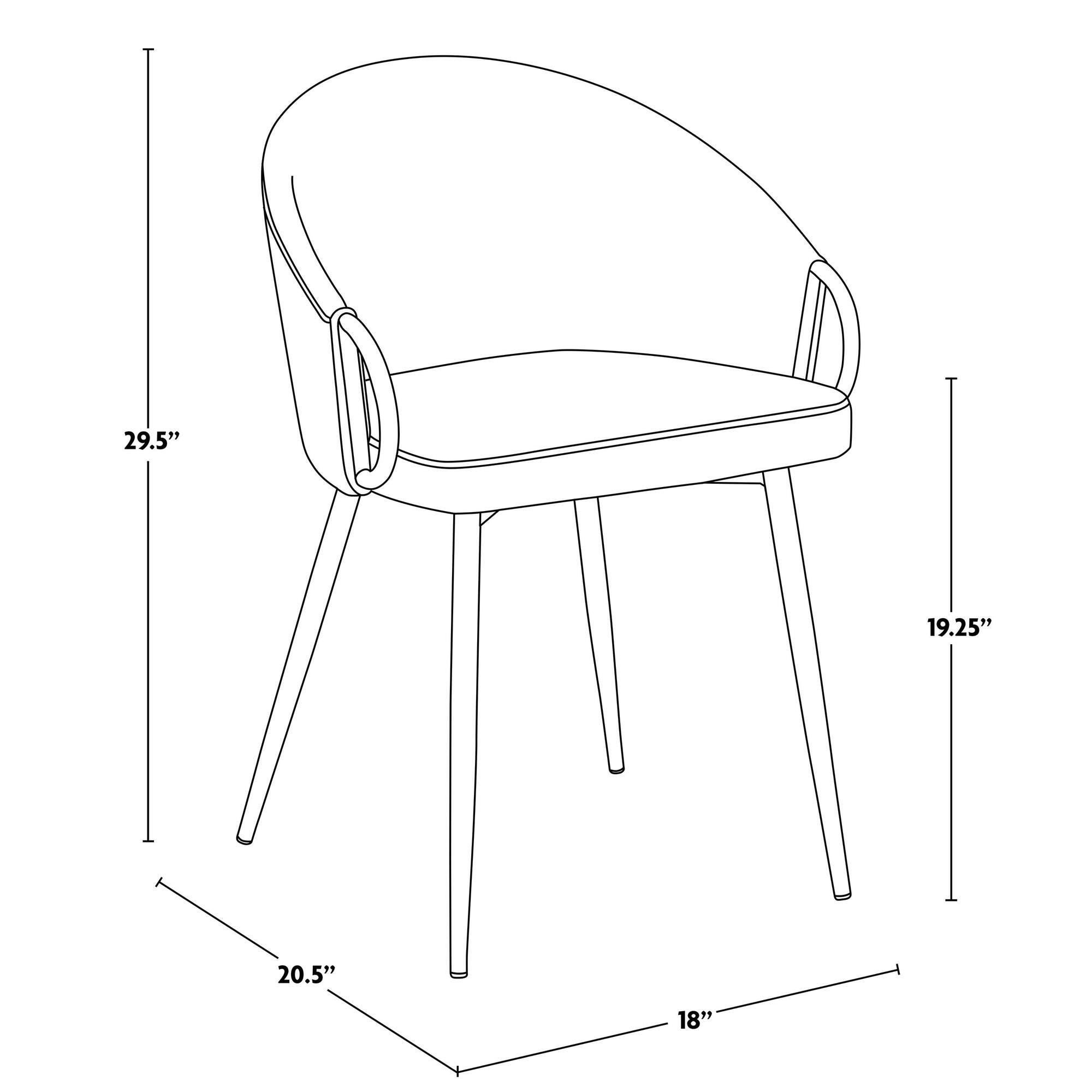 LumiSource Cosmo Claire Dining Table and 4 Chairs, Gold/White, large