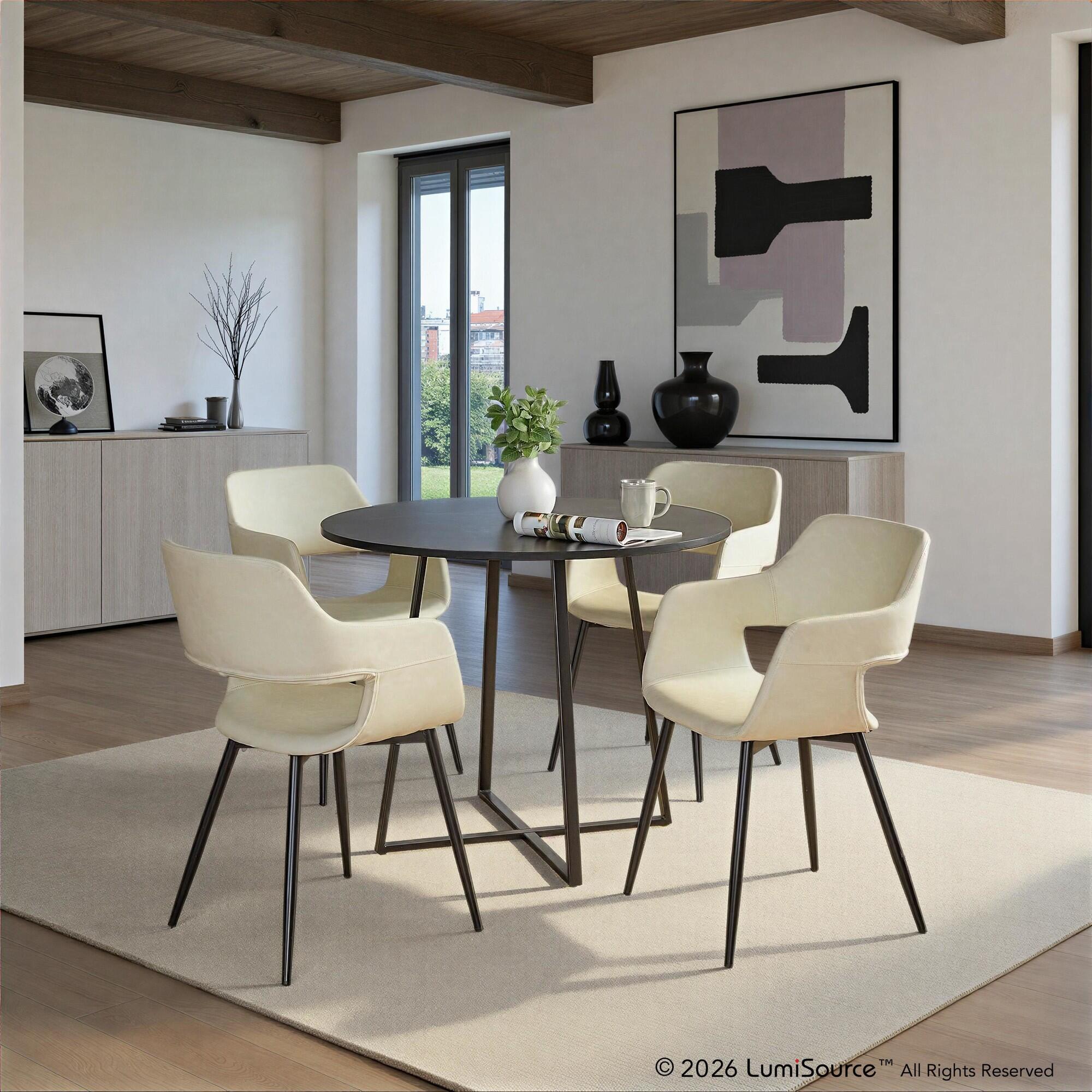LumiSource Cosmo Margarite Dining Table and 4 Chairs, , rollover
